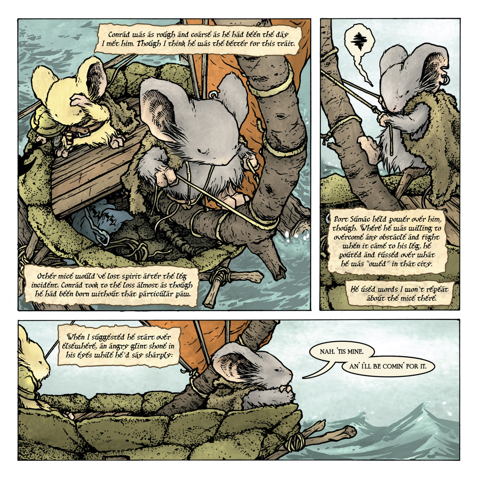 Read online Mouse Guard: The Black Axe comic -  Issue #5 - 16