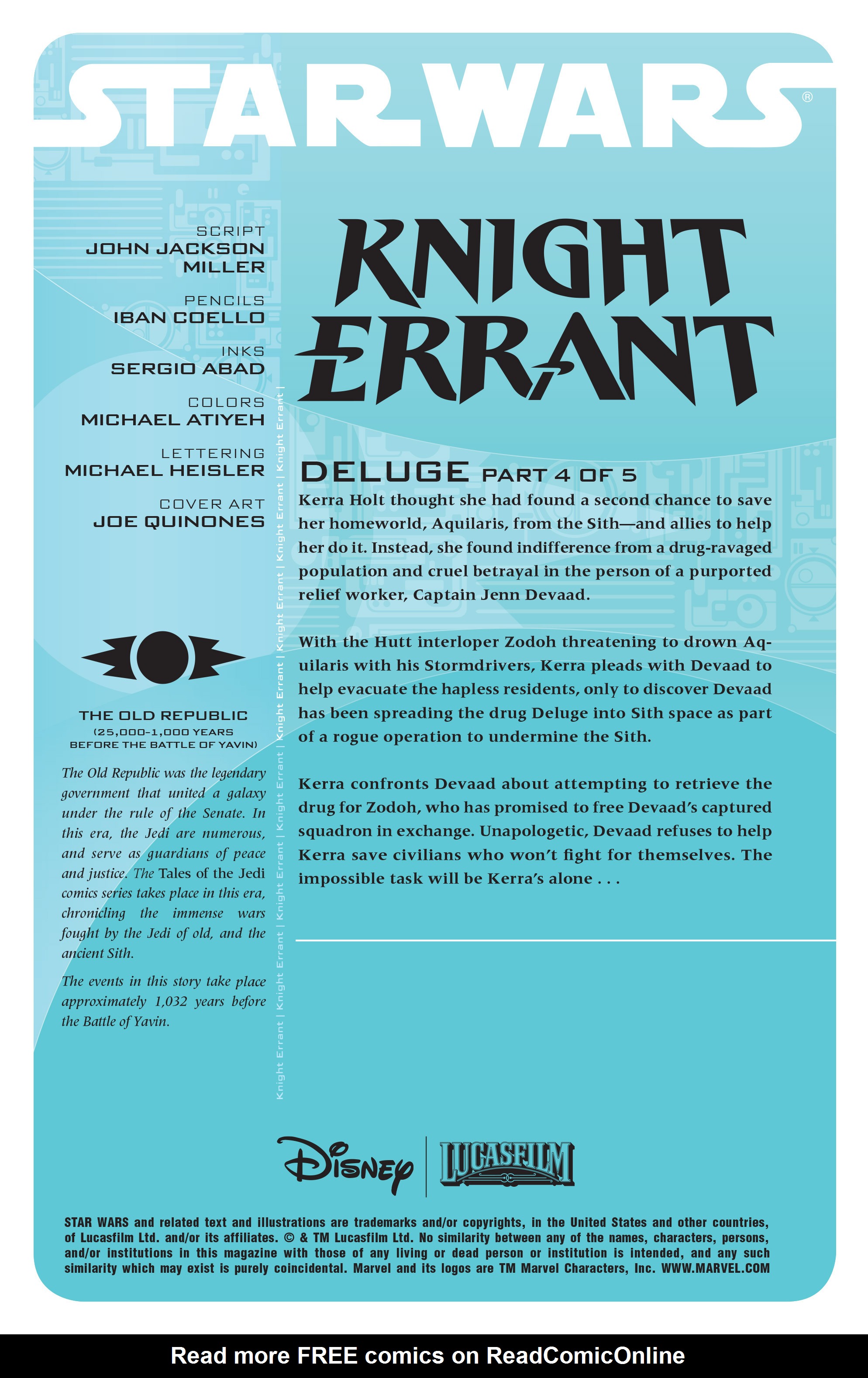 Read online Star Wars: Knight Errant - Deluge comic -  Issue #4 - 2