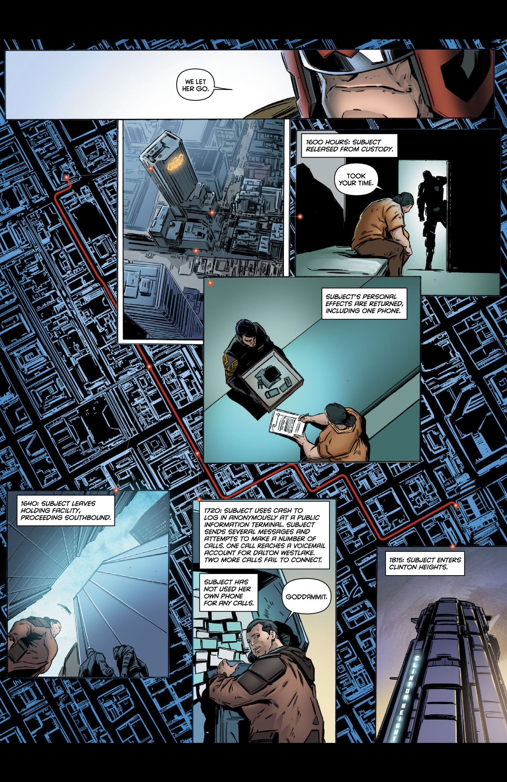 Read online Dredd: Dust comic -  Issue #1 - 16