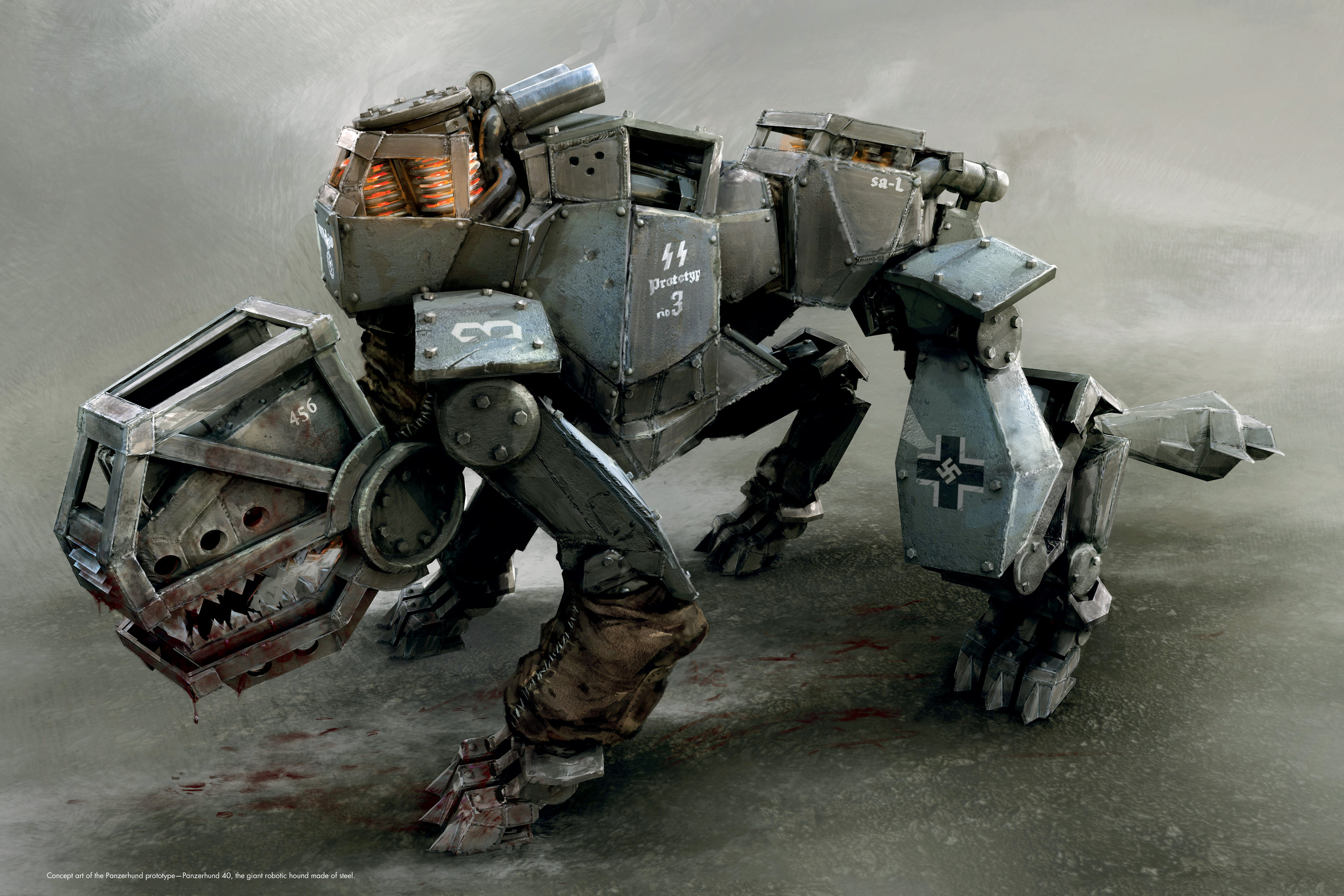 Read online The Art of Wolfenstein: The New Order comic -  Issue # TPB (Part 1) - 29