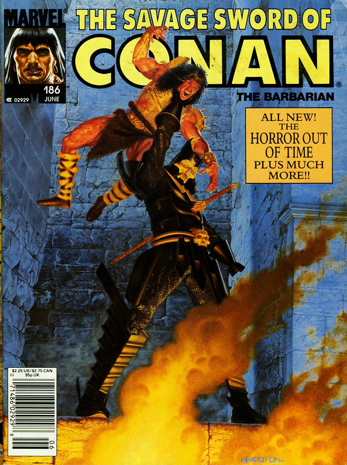 Read online The Savage Sword Of Conan comic -  Issue #186 - 1