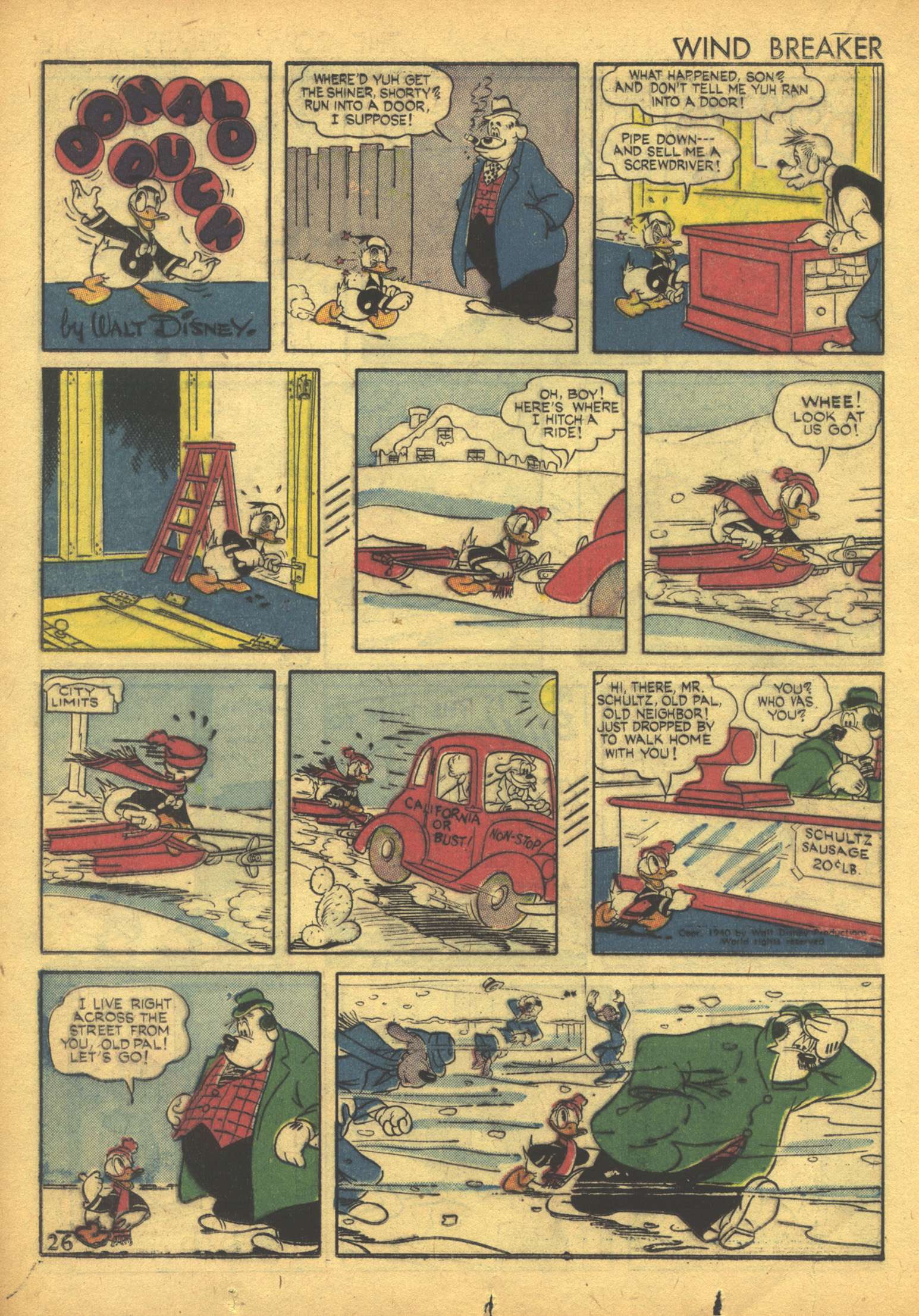 Read online Walt Disney's Comics and Stories comic -  Issue #28 - 28