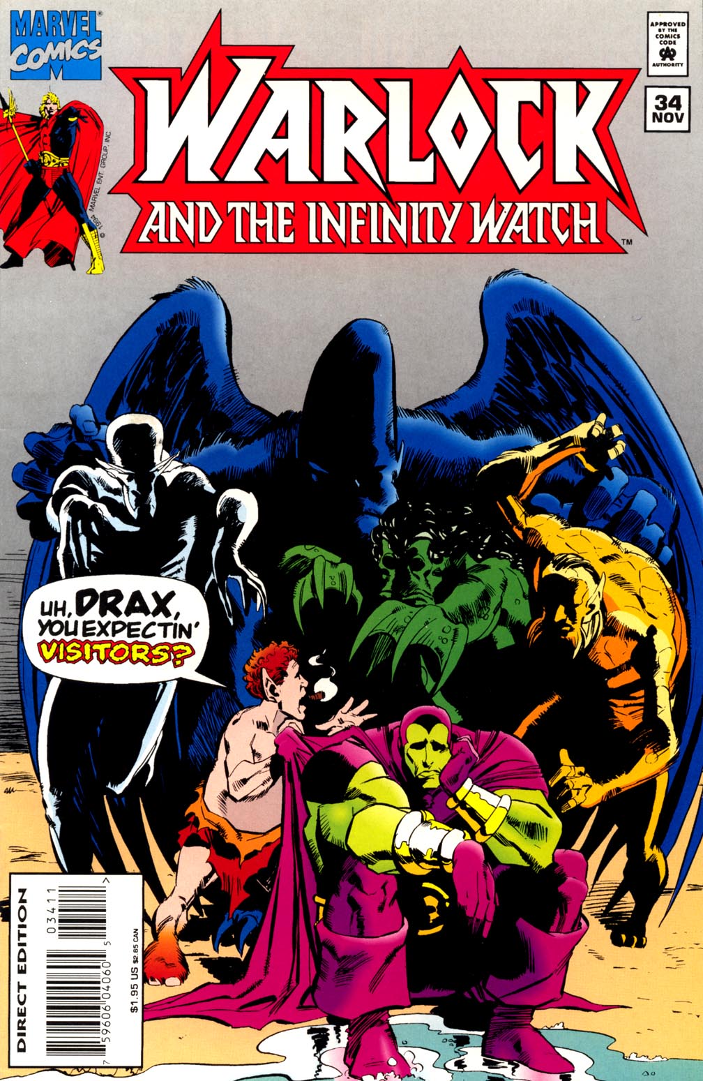 Read online Warlock and the Infinity Watch comic -  Issue #34 - 1