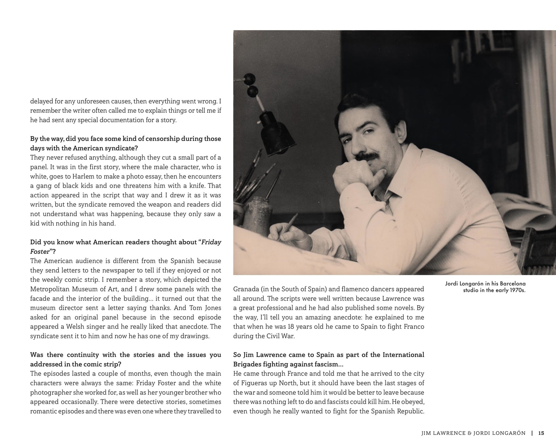 Read online Friday Foster: The Sunday Strips comic -  Issue # TPB (Part 1) - 16