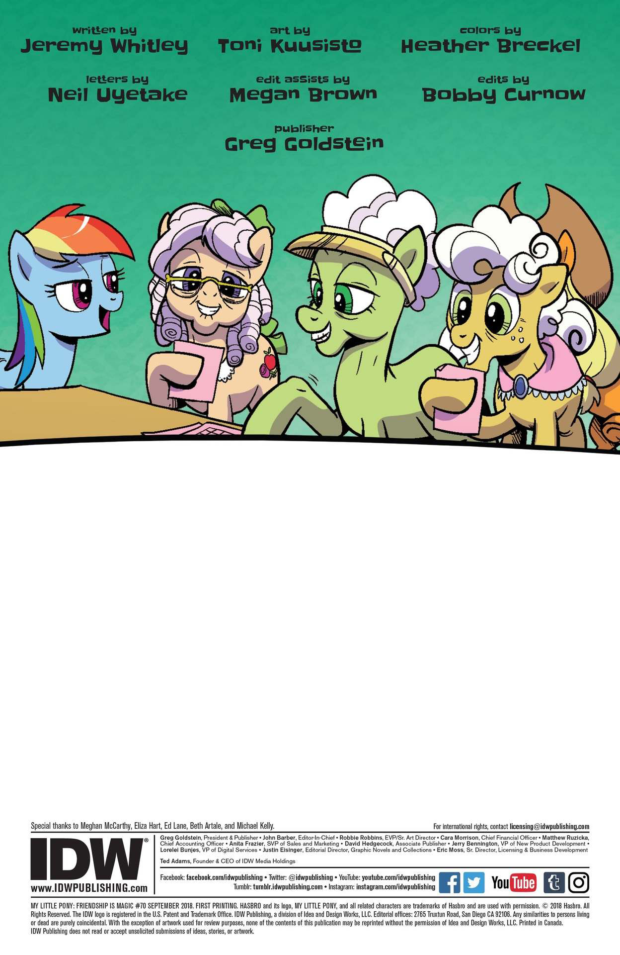 Read online My Little Pony: Friendship is Magic comic -  Issue #70 - 2