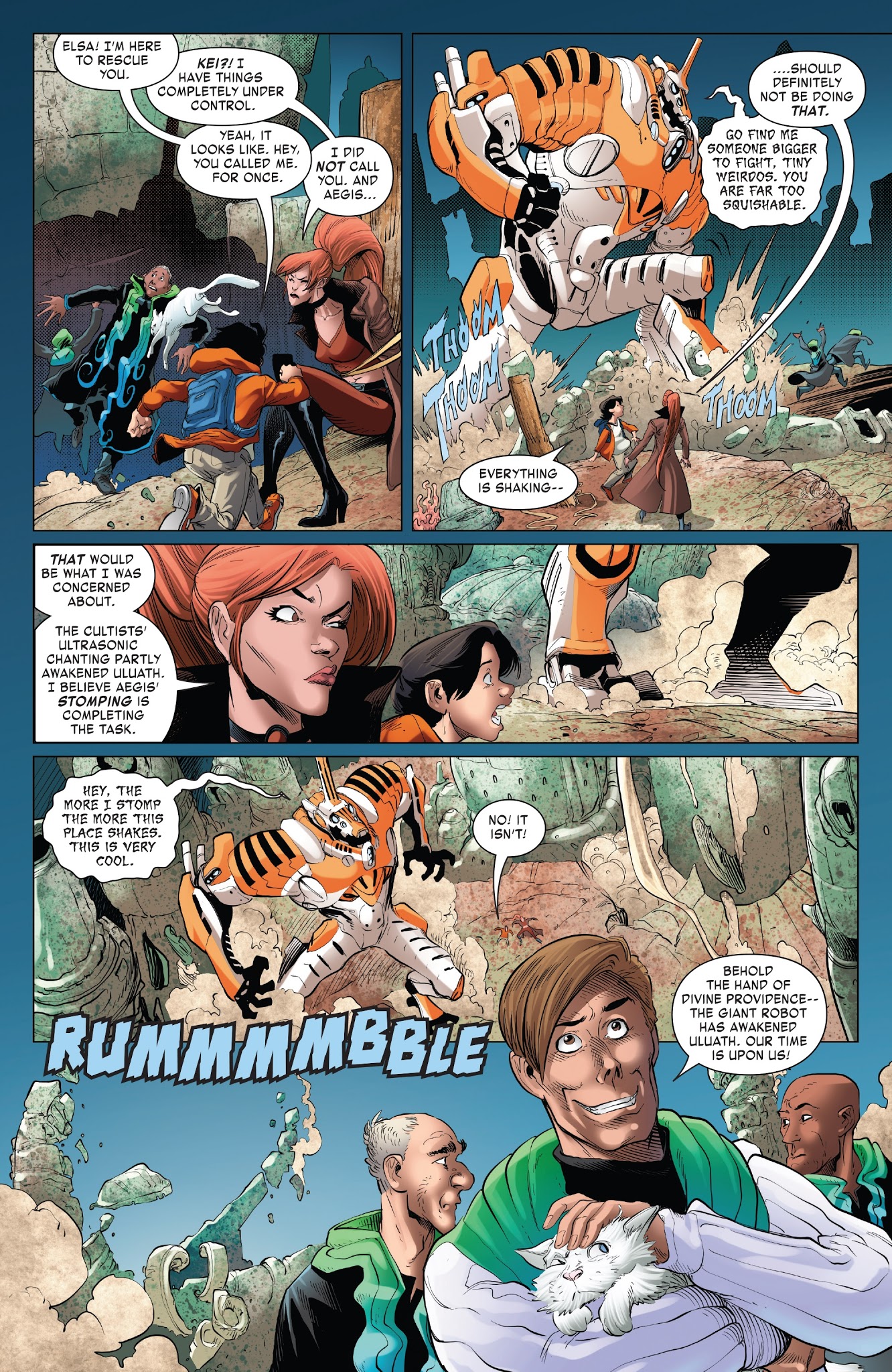 Read online Monsters Unleashed II comic -  Issue #10 - 11