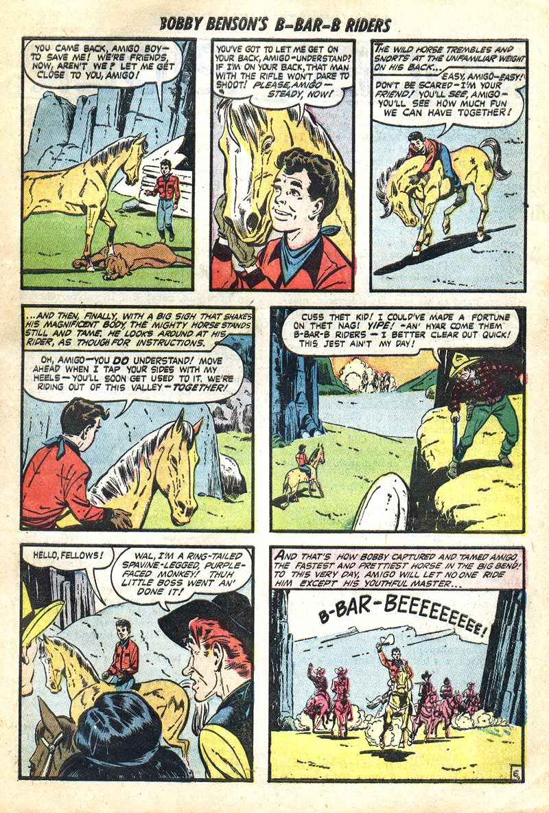 Read online Bobby Benson's B-Bar-B Riders comic -  Issue #3 - 25