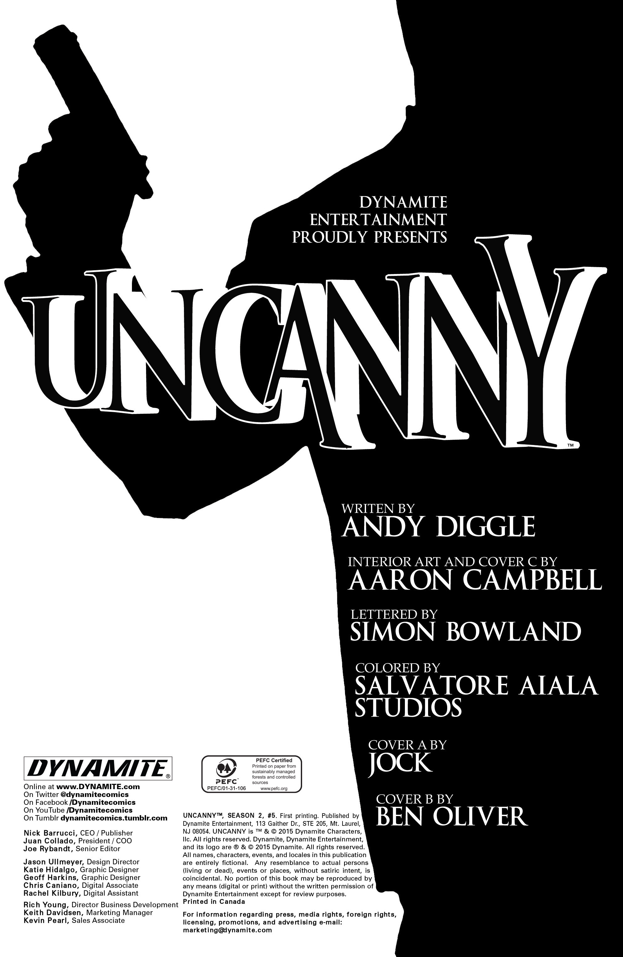 Read online Uncanny: Season 2 comic -  Issue #5 - 2