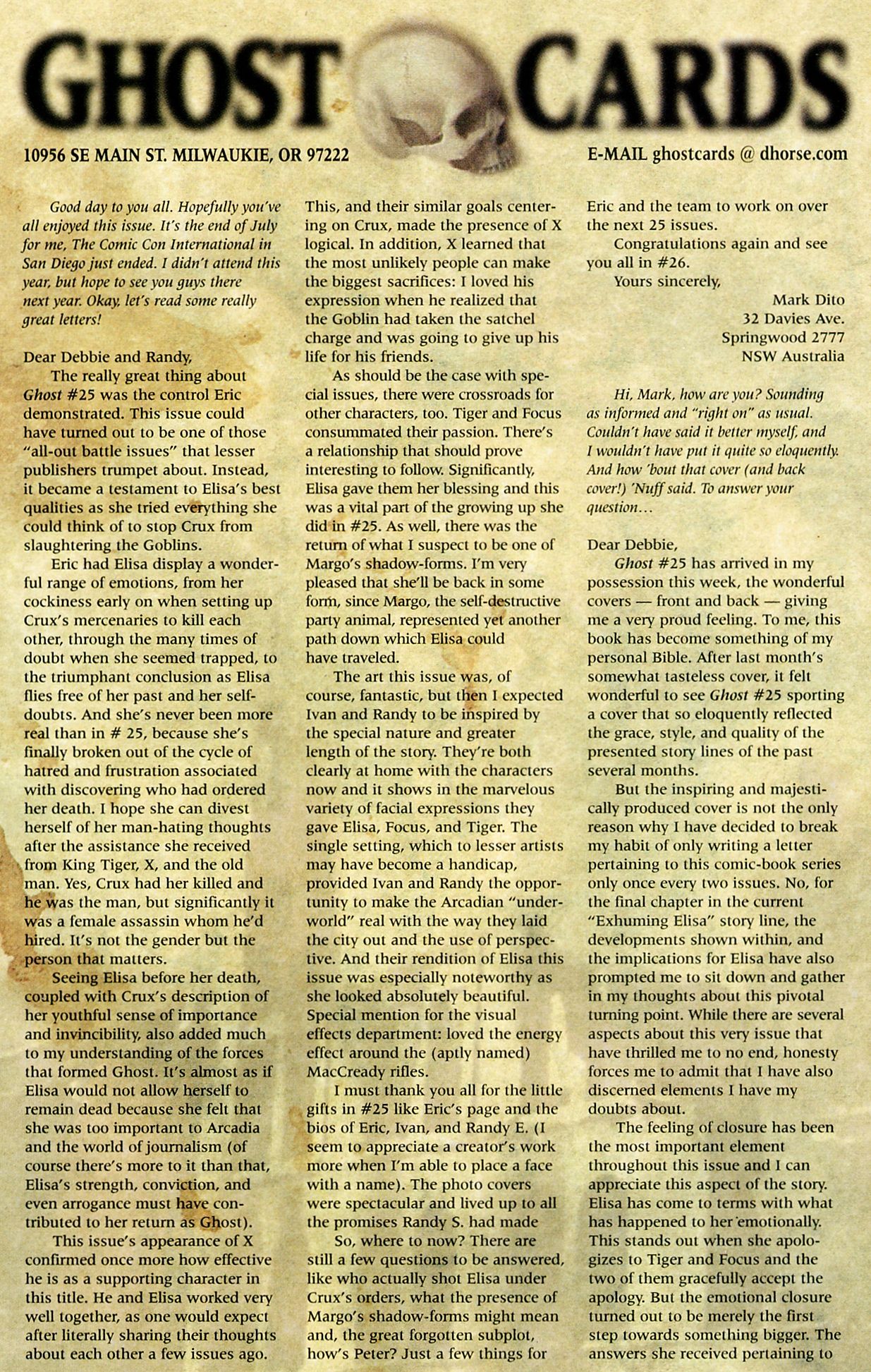 Read online Ghost (1995) comic -  Issue #29 - 26