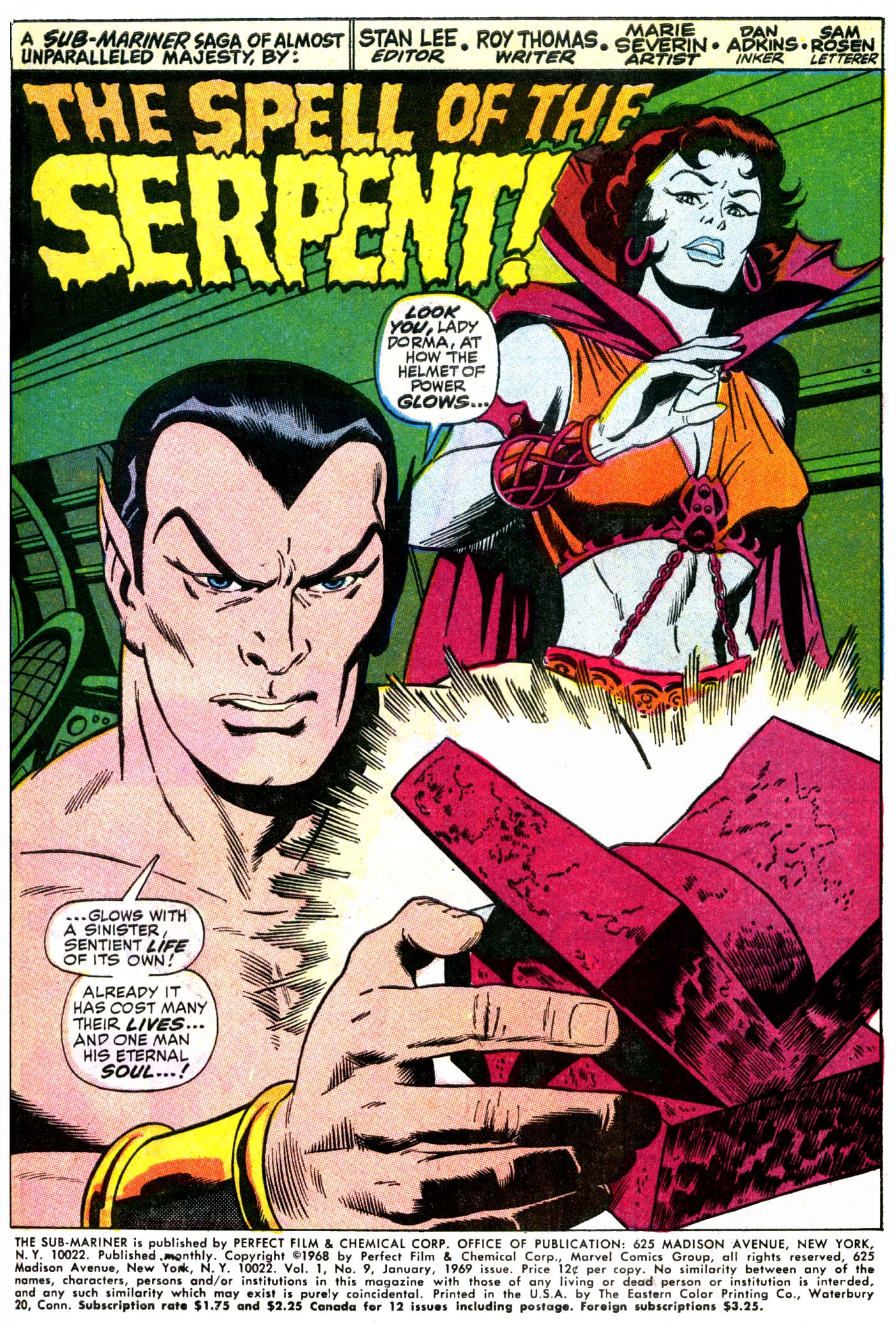 Read online The Sub-Mariner comic -  Issue #9 - 2