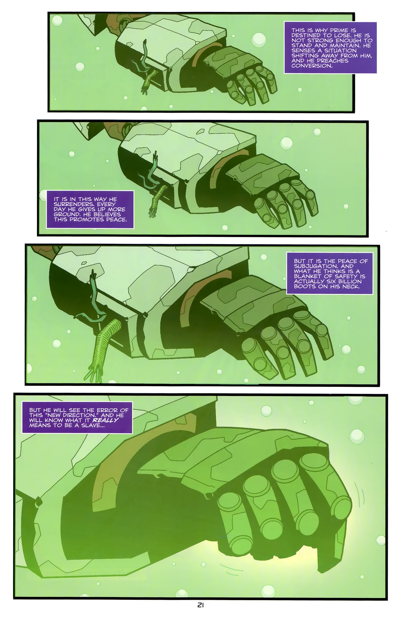 Read online The Transformers (2009) comic -  Issue #7 - 24