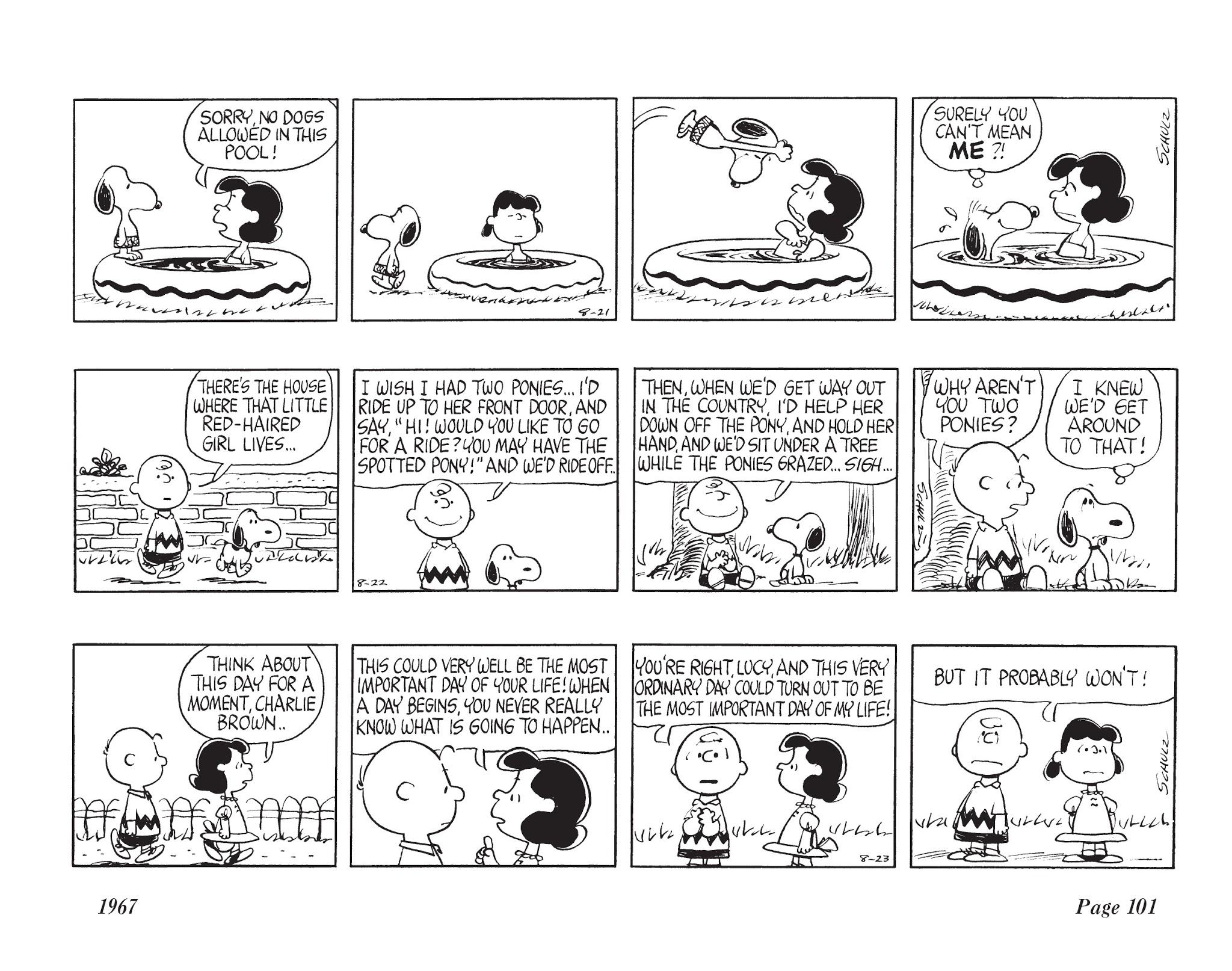 Read online The Complete Peanuts comic -  Issue # TPB 9 - 112