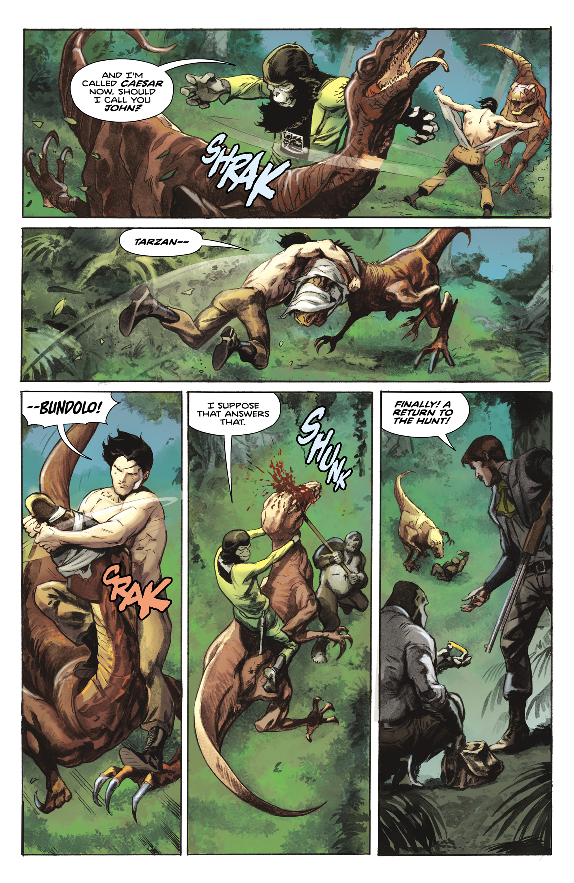 Read online Tarzan On the Planet of the Apes comic -  Issue #3 - 5