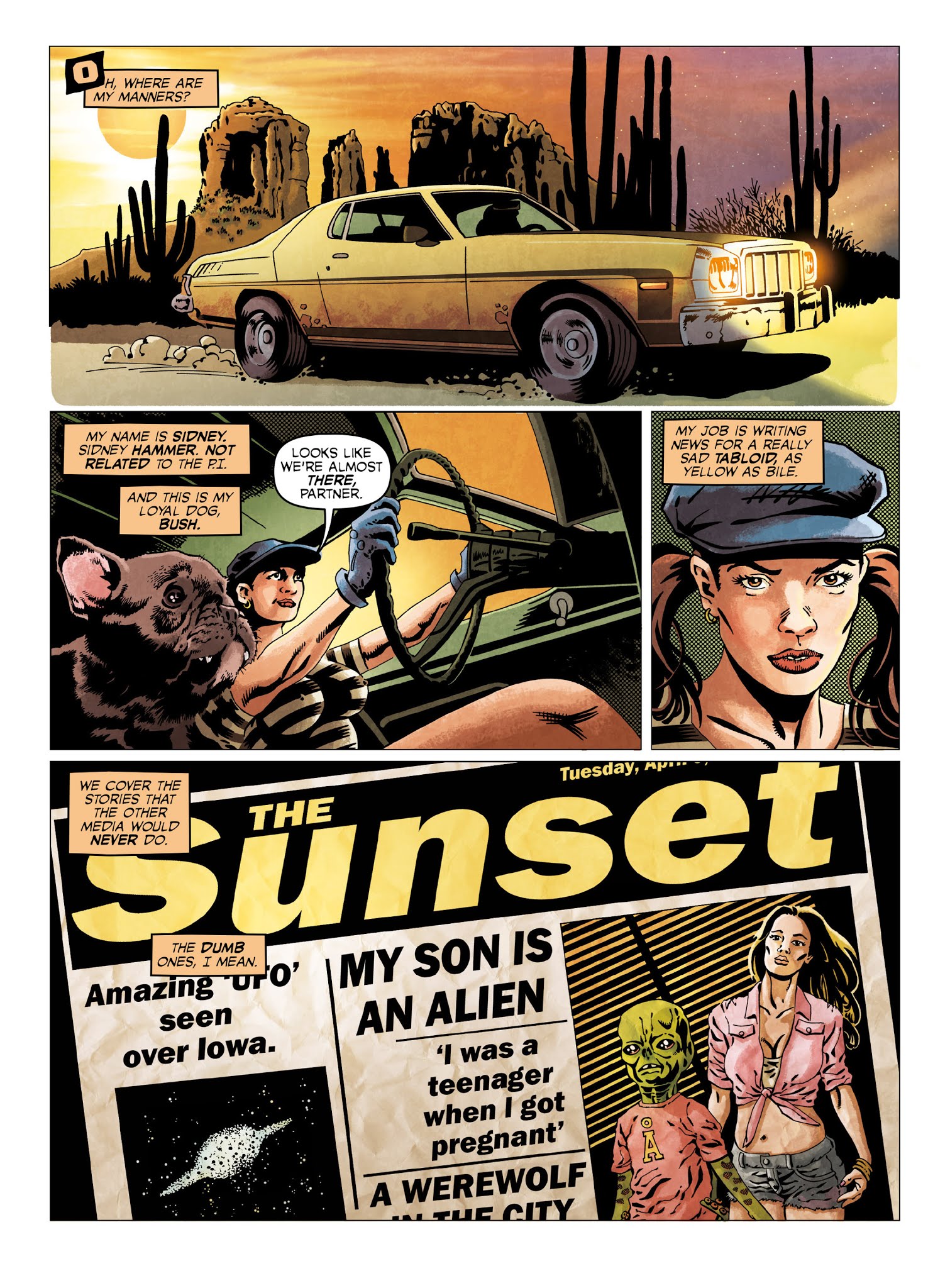 Read online Sidney Hammer (2015) comic -  Issue # Full - 9
