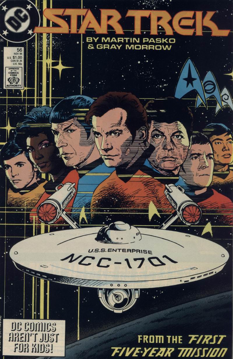 Read online Star Trek (1984) comic -  Issue #56 - 1