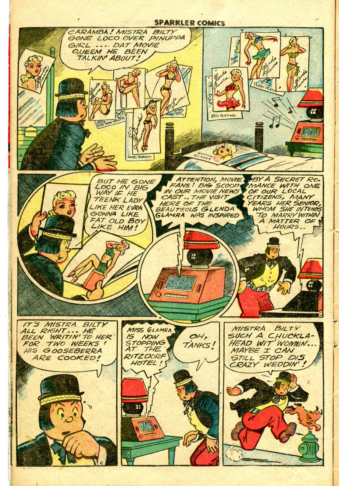 Read online Sparkler Comics comic -  Issue #52 - 16
