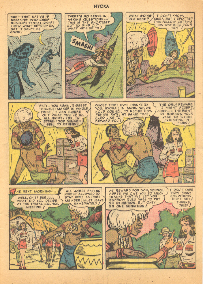 Read online Nyoka the Jungle Girl (1945) comic -  Issue #41 - 5