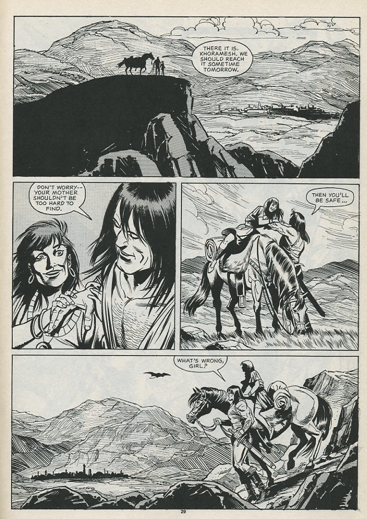Read online The Savage Sword Of Conan comic -  Issue #188 - 31