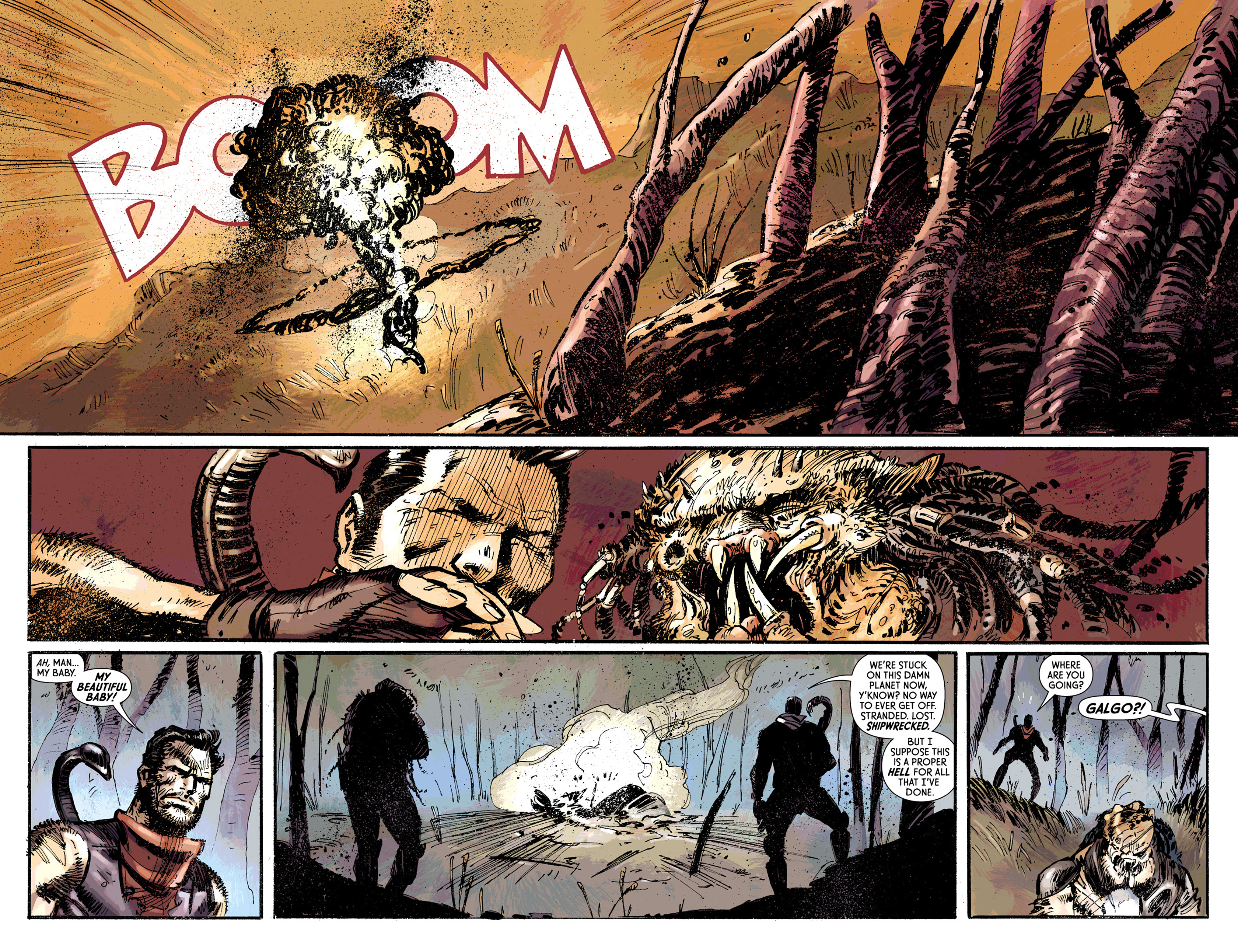 Read online Predator: Fire and Stone comic -  Issue #4 - 17