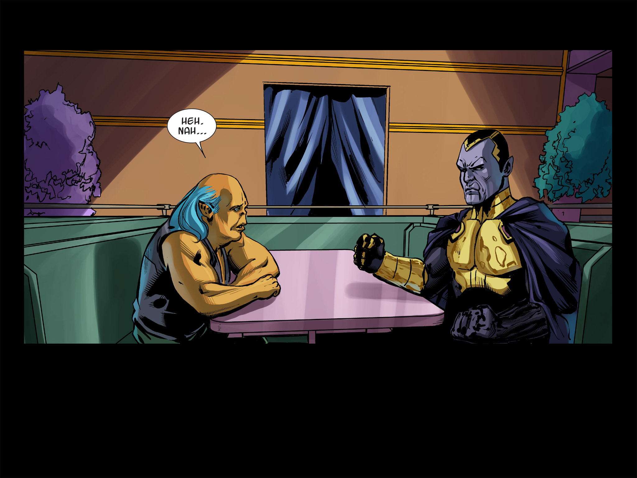 Read online Thanos: A God Up There Listening comic -  Issue # TPB - 109