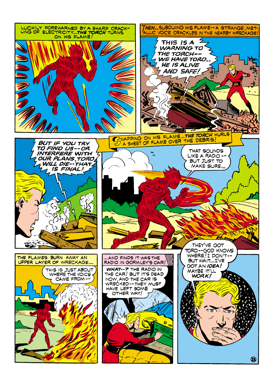 Read online The Human Torch (1940) comic -  Issue #4 - 15