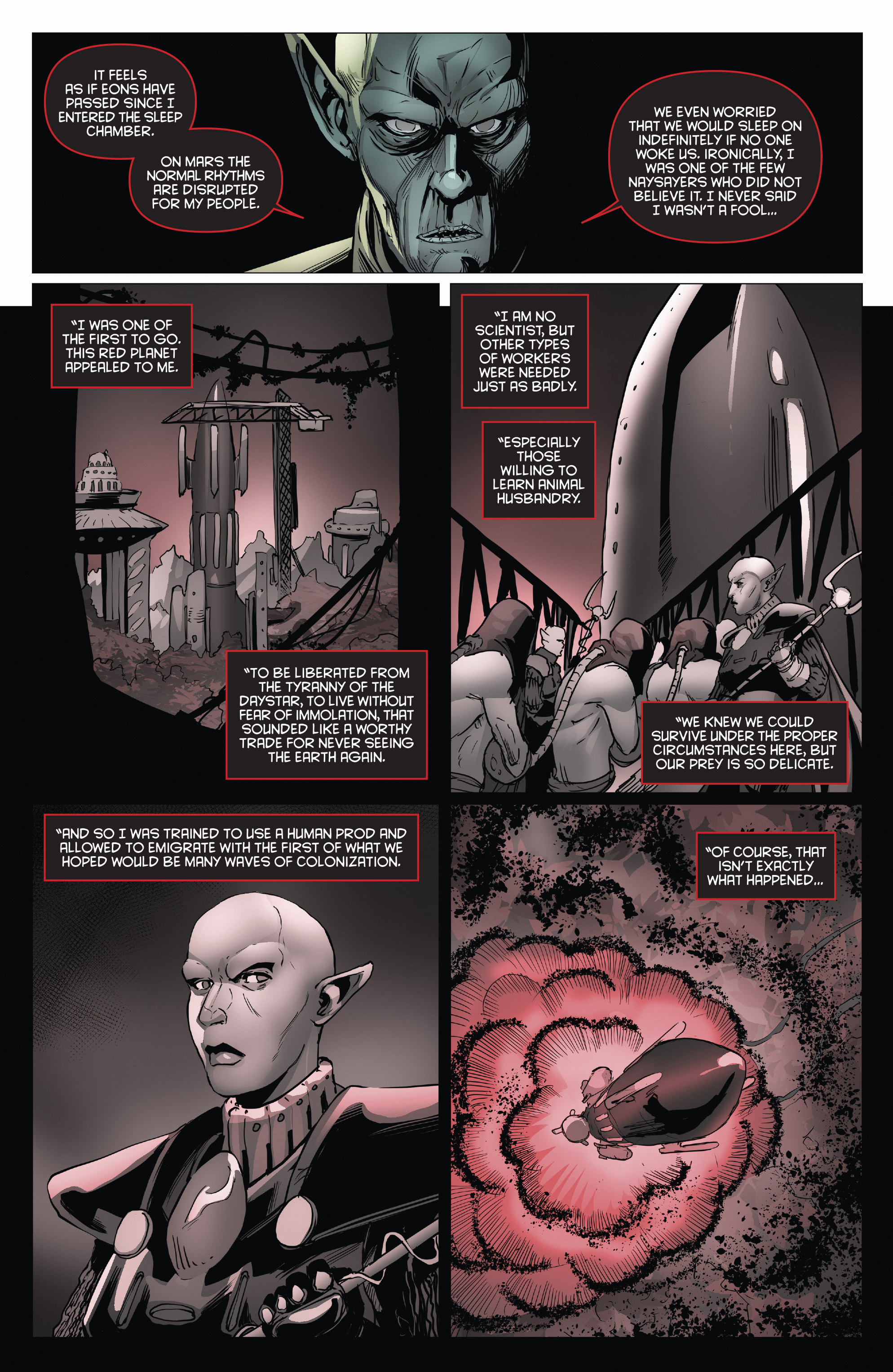 Read online Aliens/Vampirella comic -  Issue #5 - 13