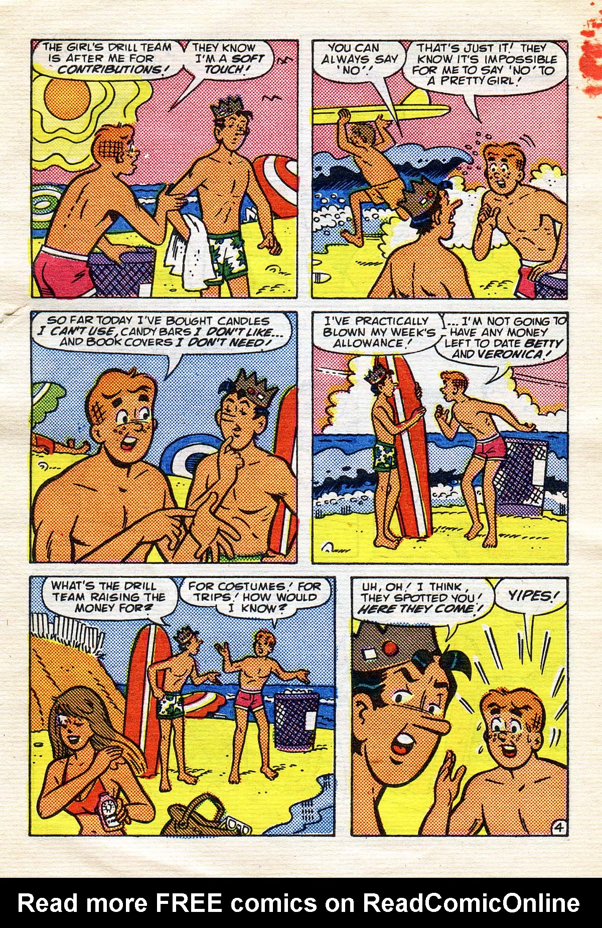 Read online Archie Annual Digest Magazine comic -  Issue #55 - 127