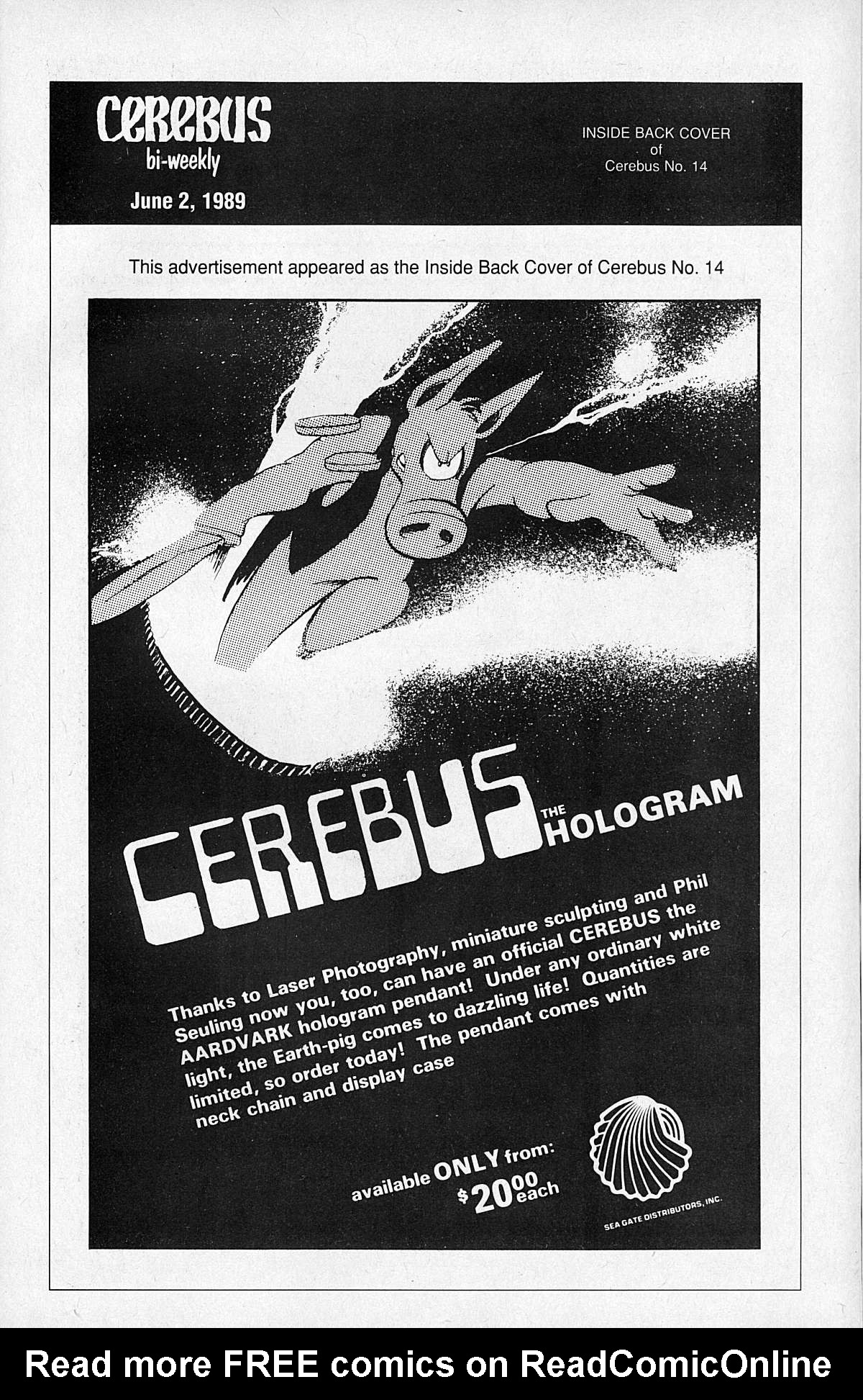 Read online Cerebus comic -  Issue #14 - 30