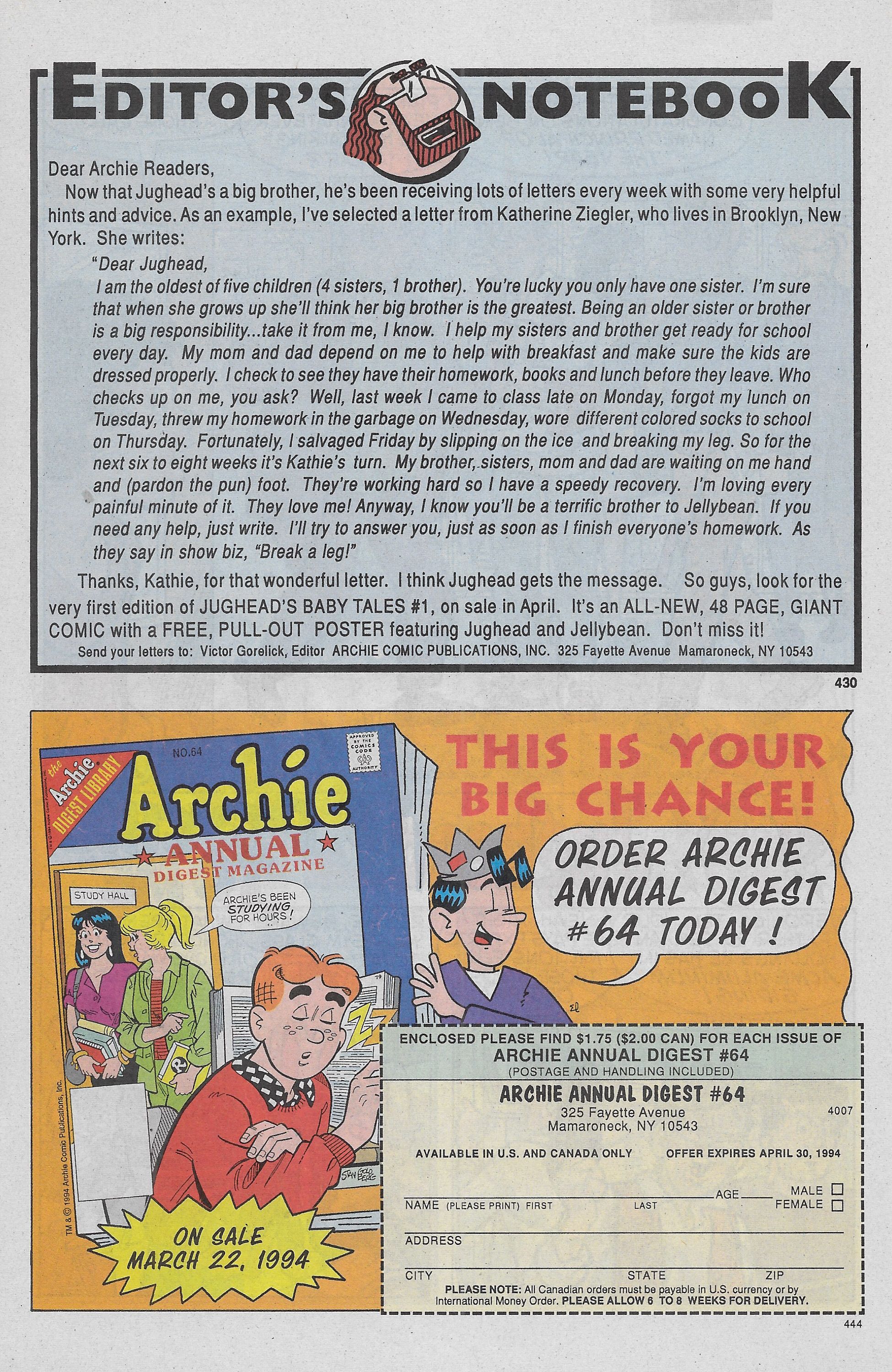 Read online Archie's Pal Jughead Comics comic -  Issue #56 - 19