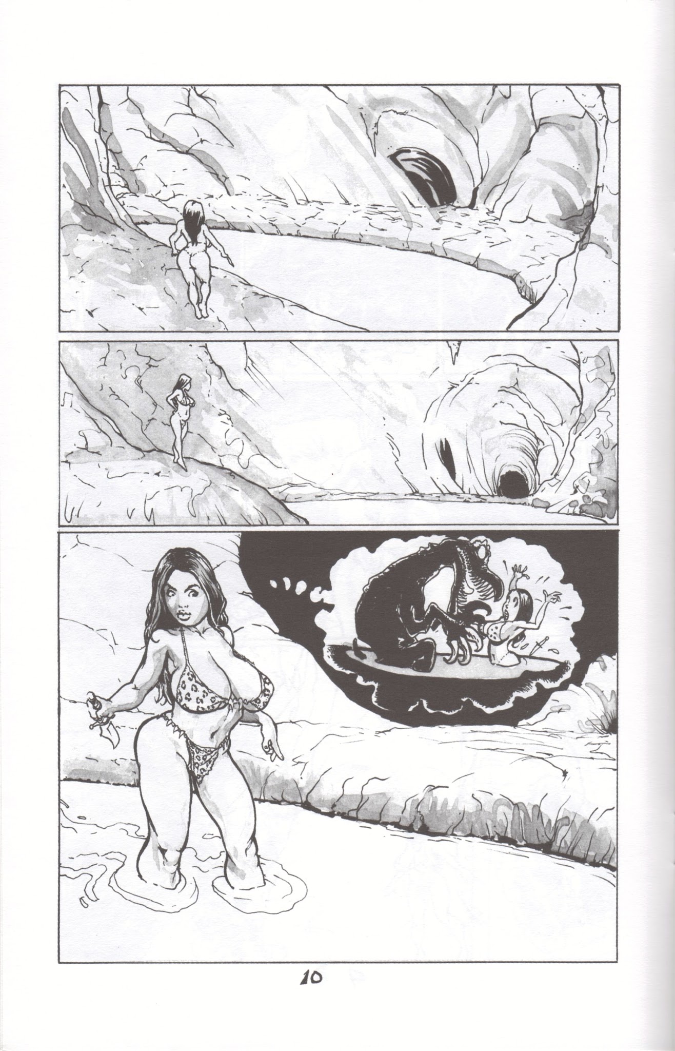Read online Cavewoman: Raptor comic -  Issue #2 - 12