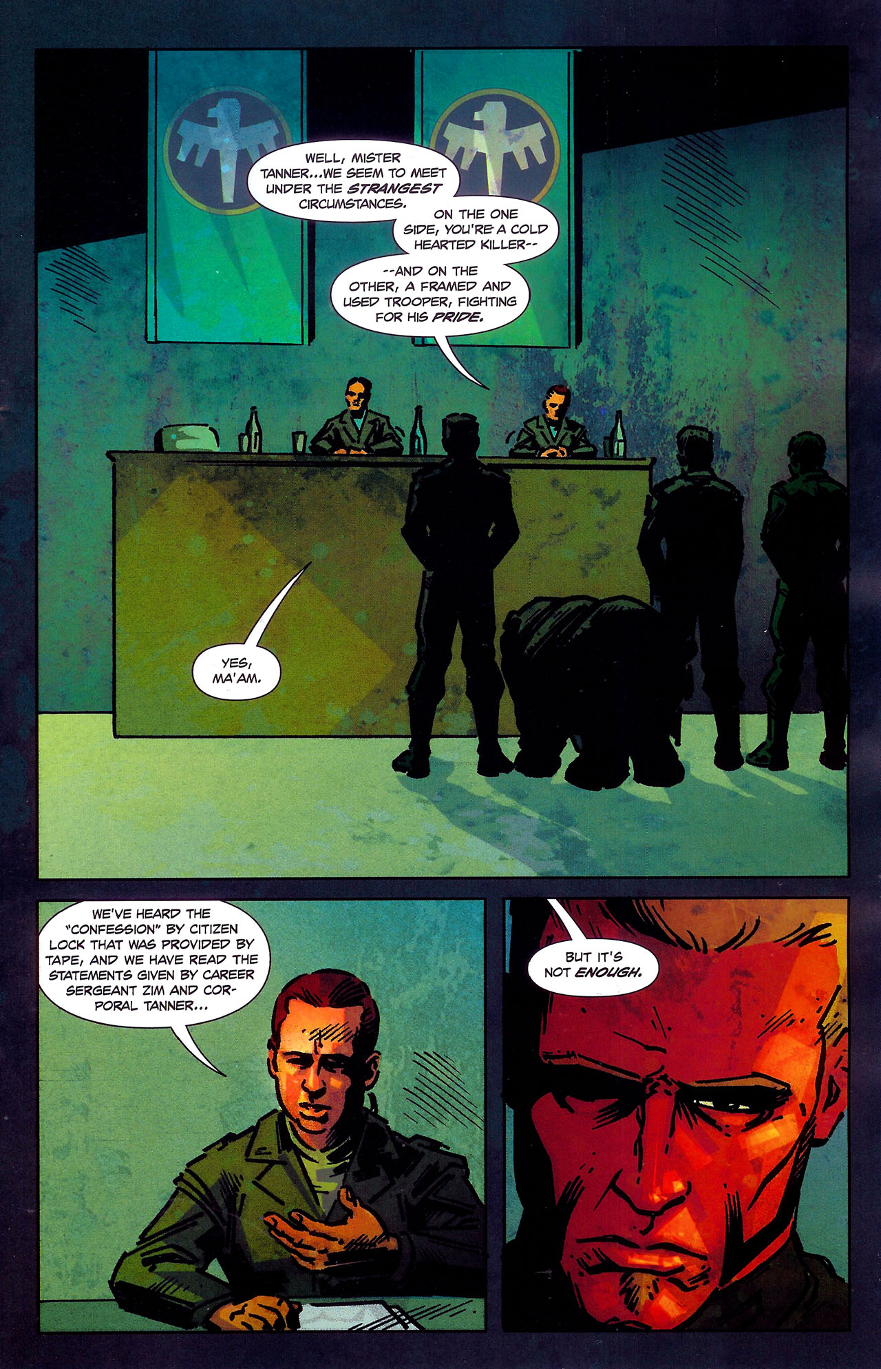 Read online Starship Troopers: Damaged Justice comic -  Issue #4 - 7