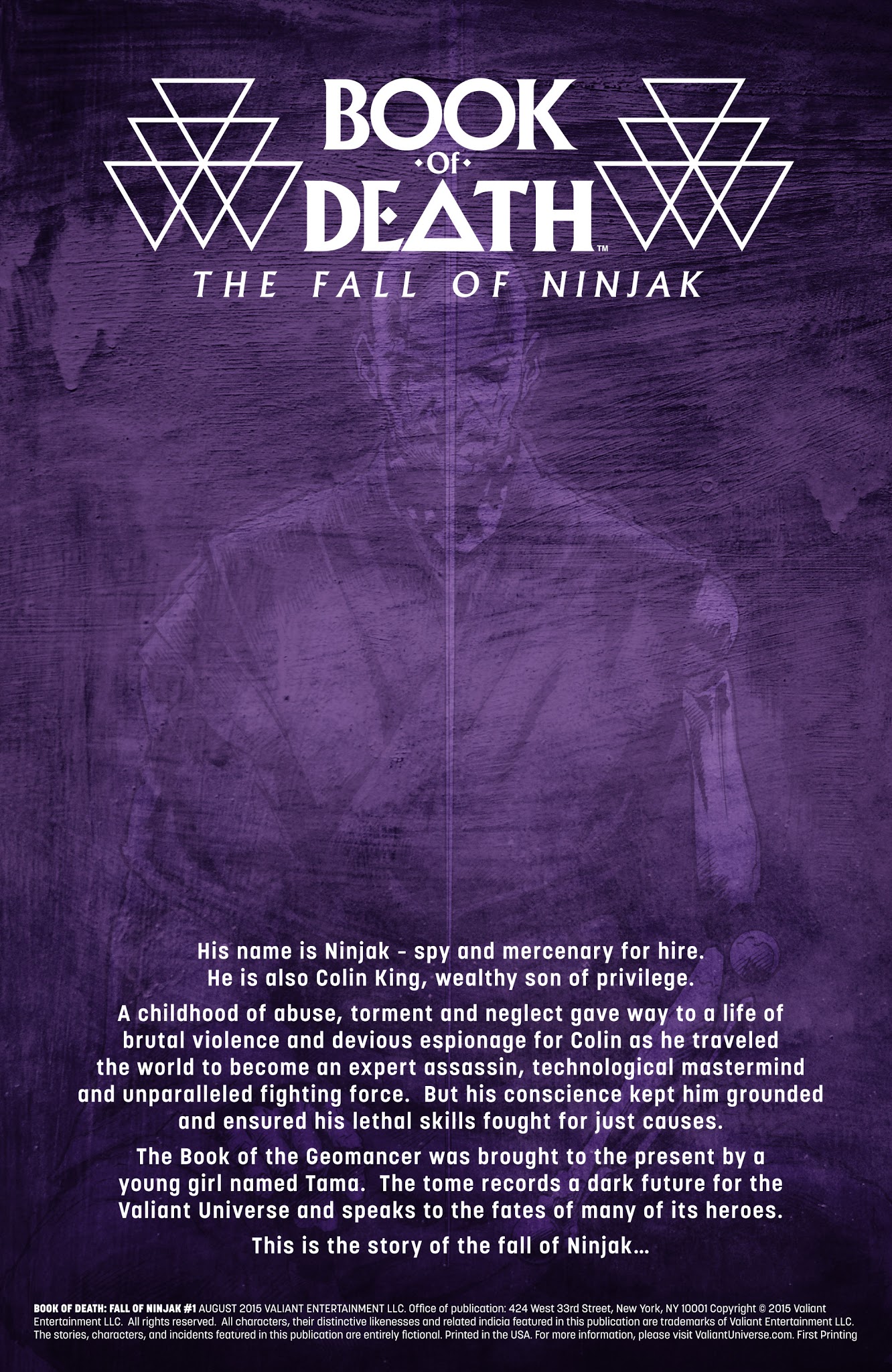 Read online Book of Death: Fall of Ninjak comic -  Issue # Full - 2