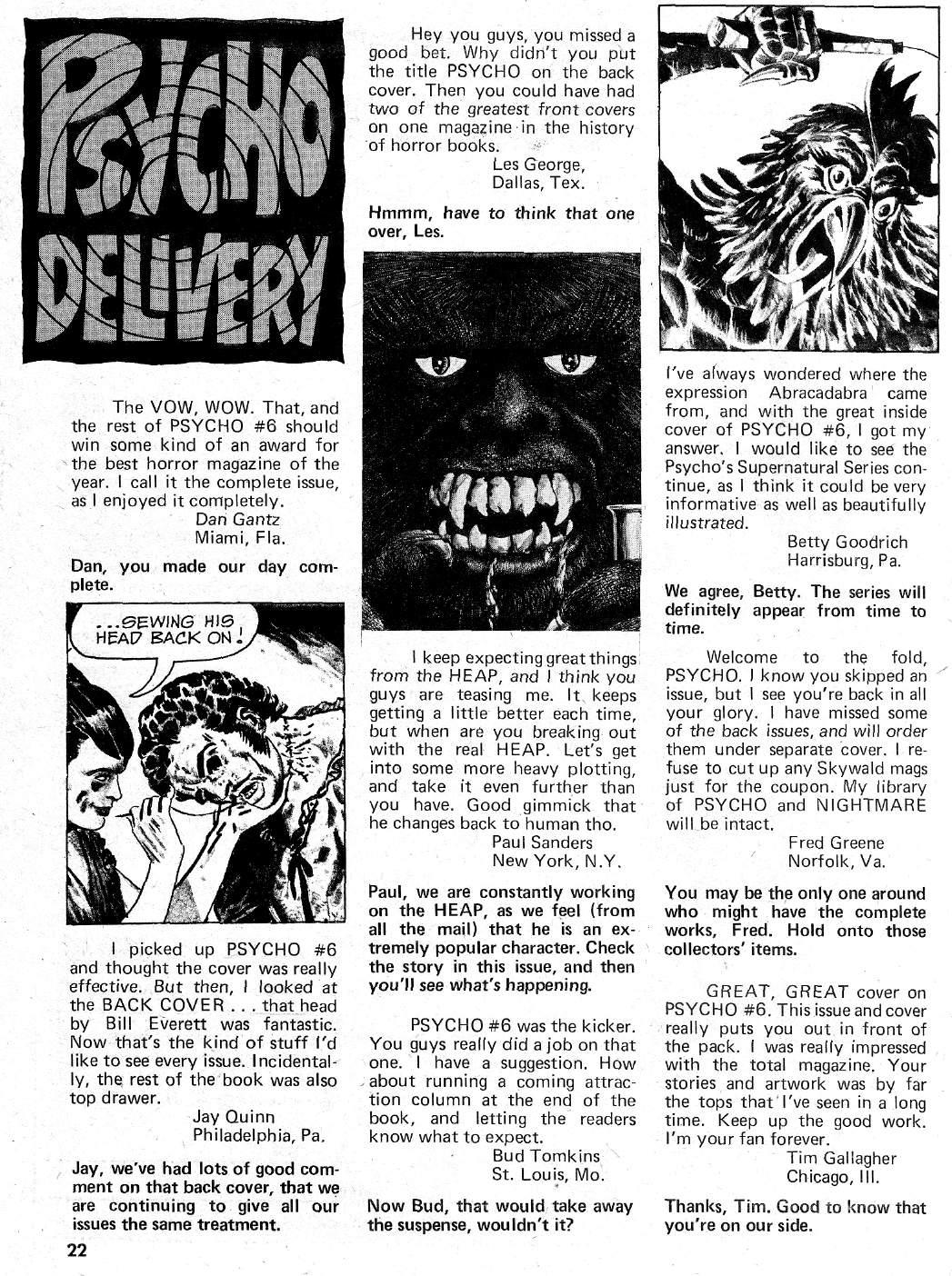 Read online Psycho comic -  Issue #7 - 22