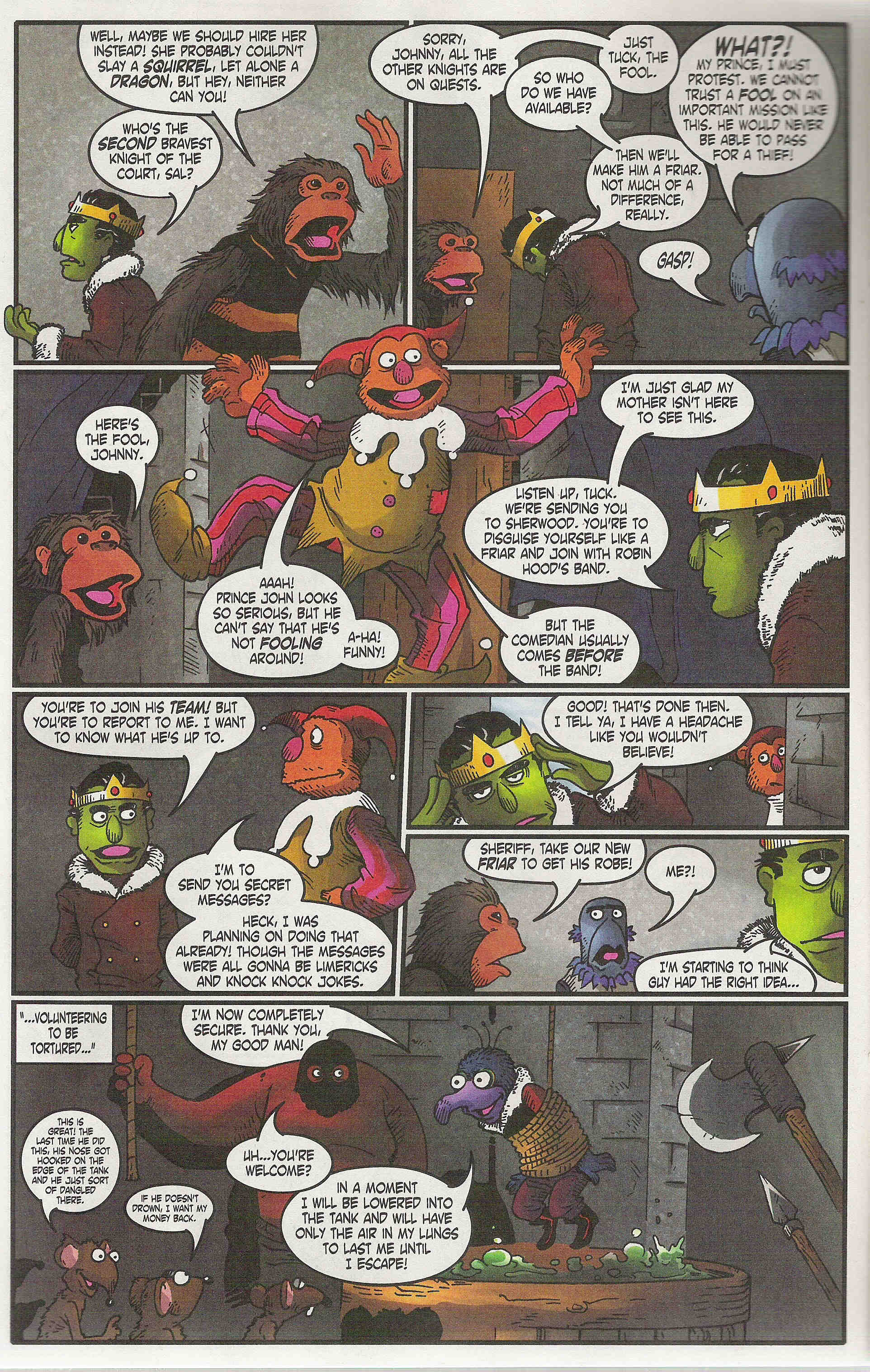Read online Muppet Robin Hood comic -  Issue #2 - 13