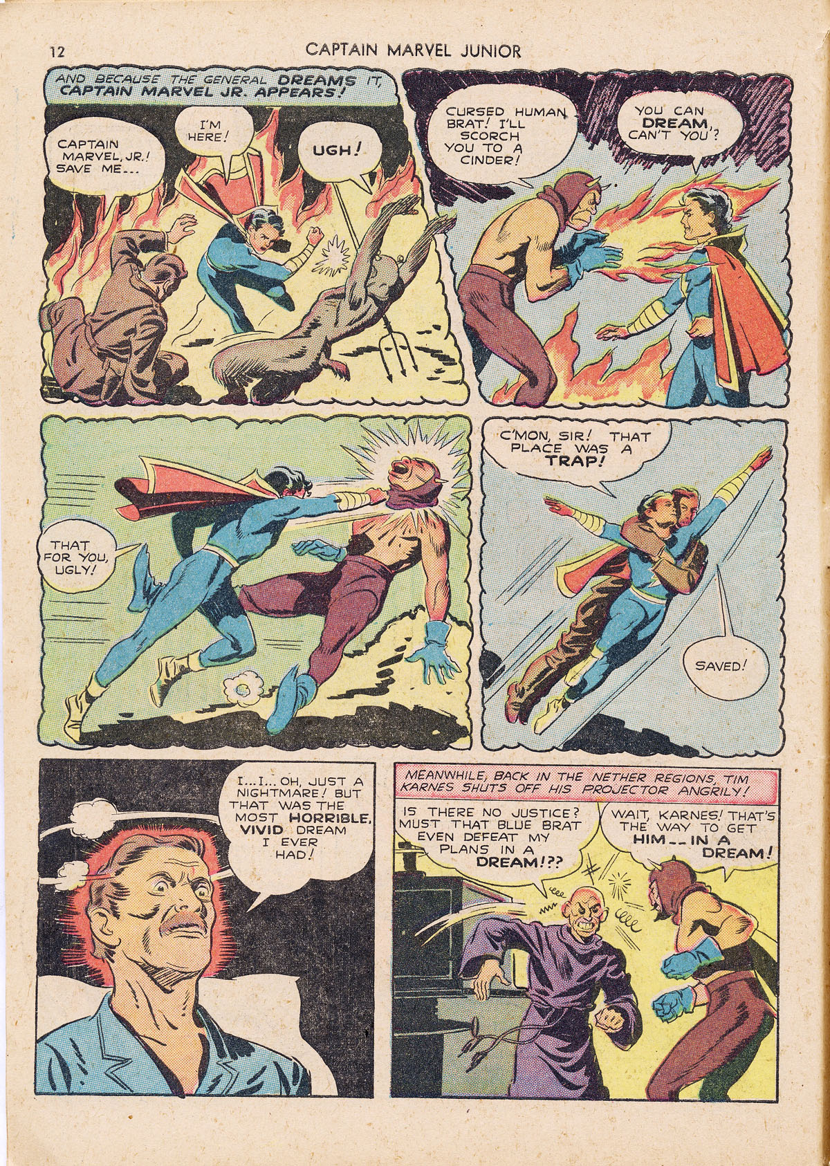 Read online Captain Marvel, Jr. comic -  Issue #6 - 11