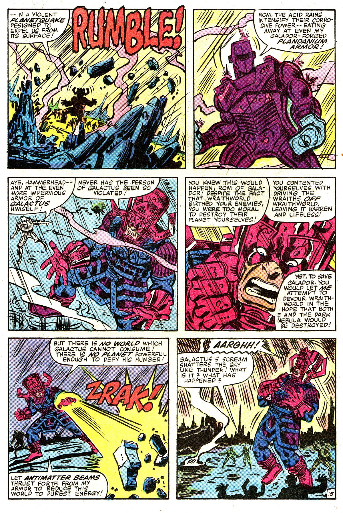 Read online ROM (1979) comic -  Issue #27 - 16