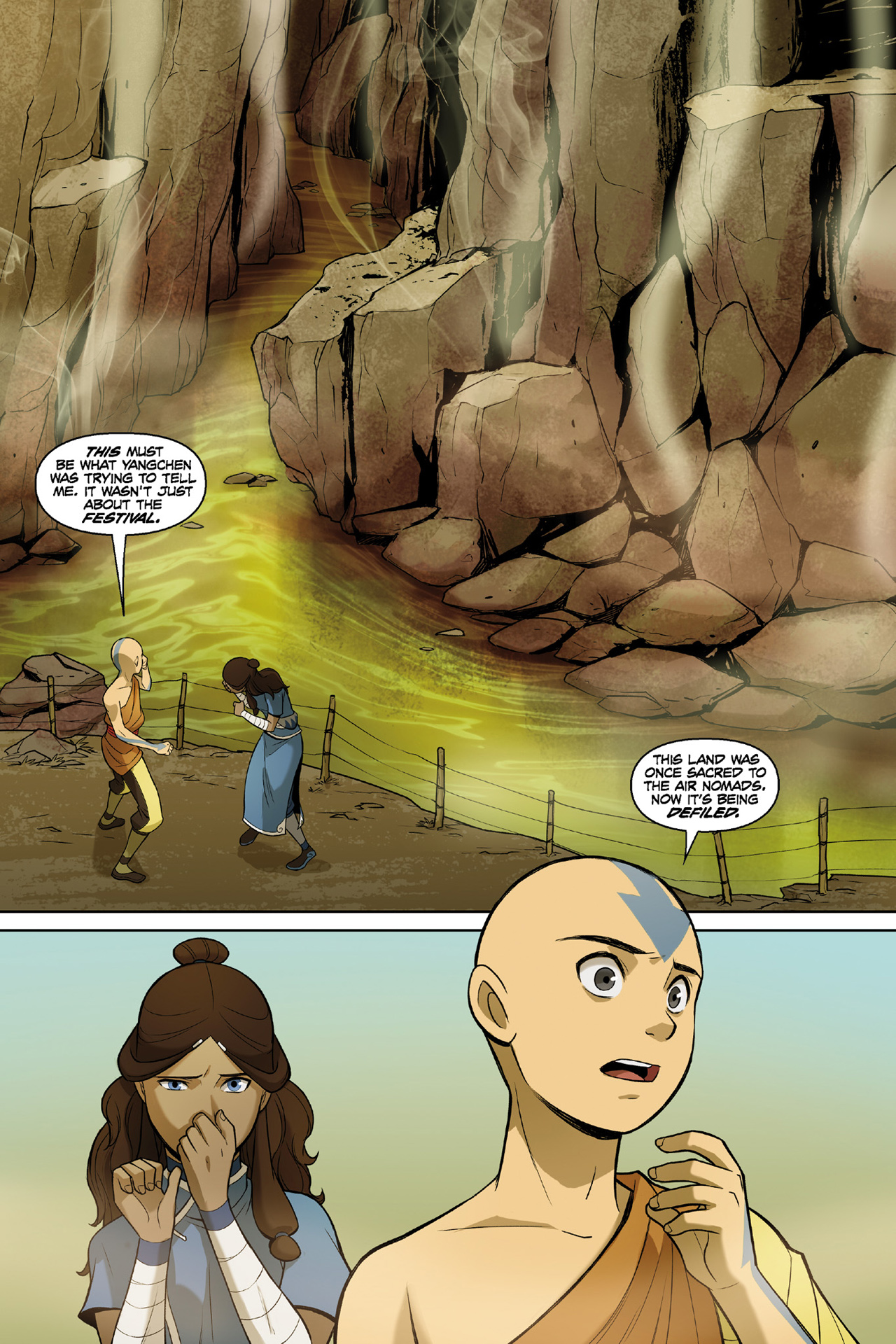 Read online Nickelodeon Avatar: The Last Airbender - The Rift comic -  Issue # Part 1 - 38