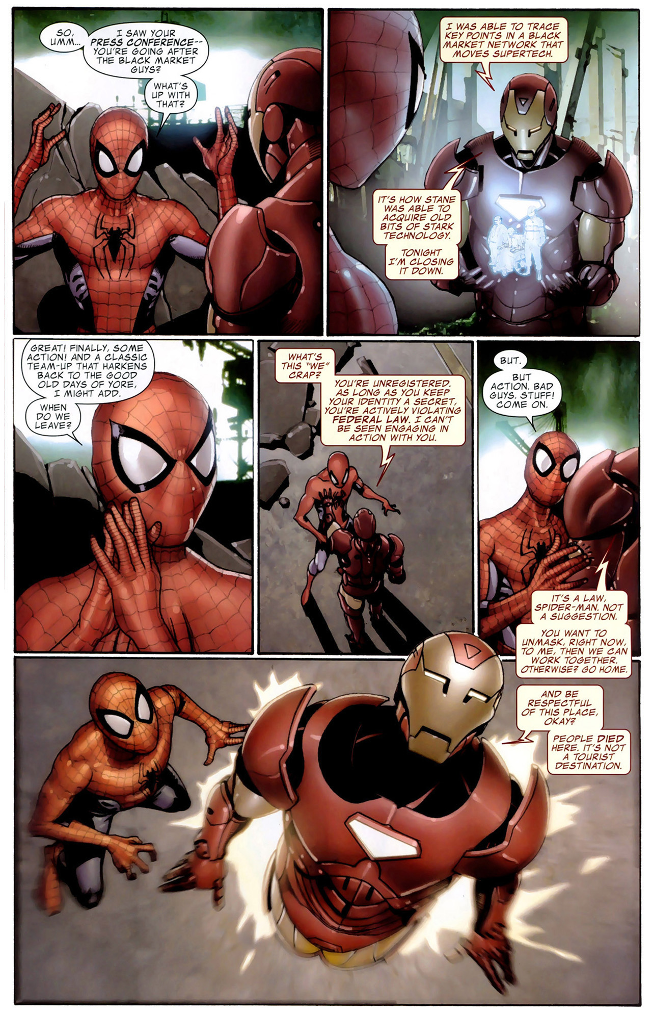 Read online The Invincible Iron Man (2008) comic -  Issue #1-7 - 156