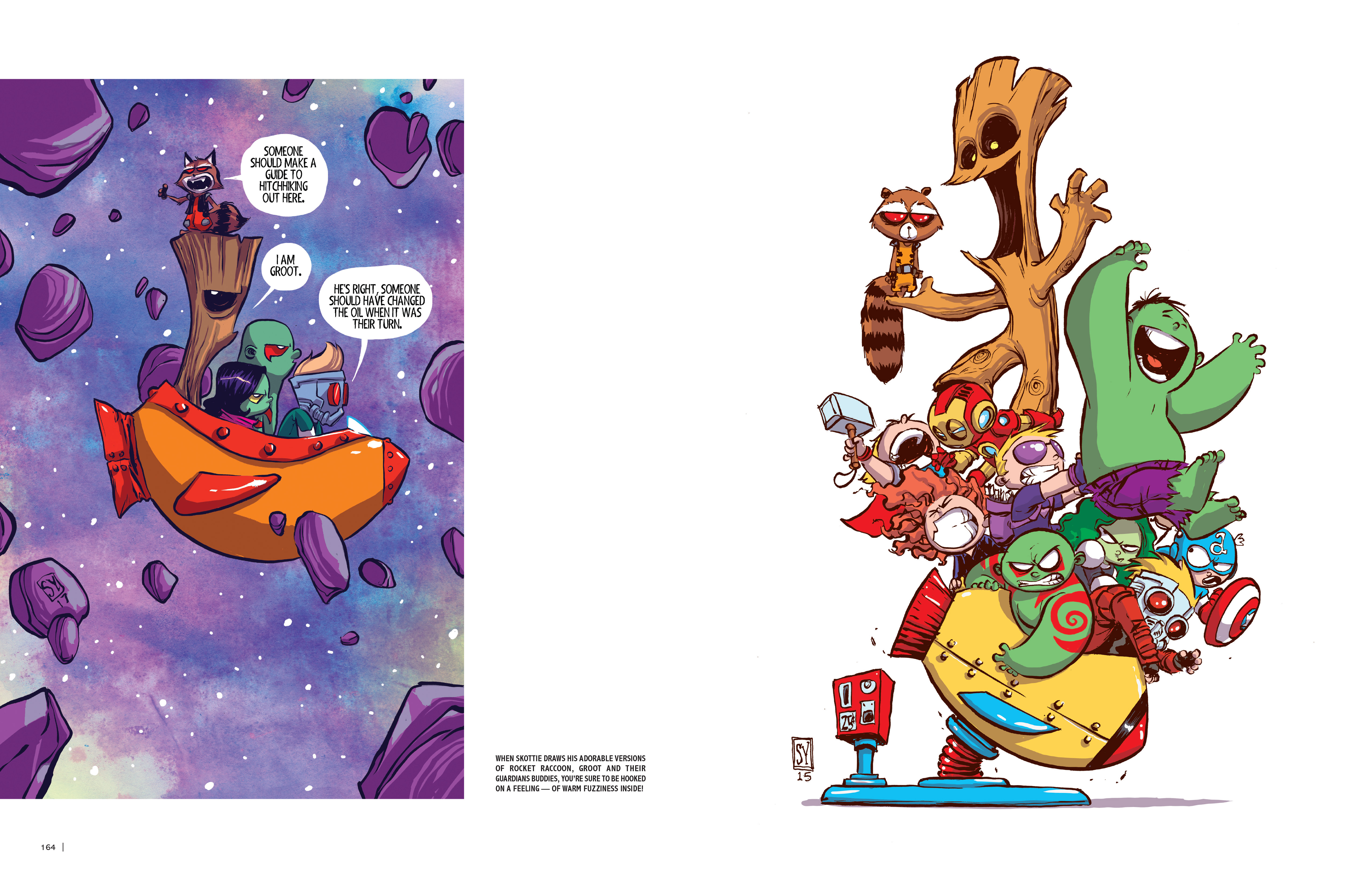 Read online The Marvel Art of Skottie Young comic -  Issue # TPB - 84