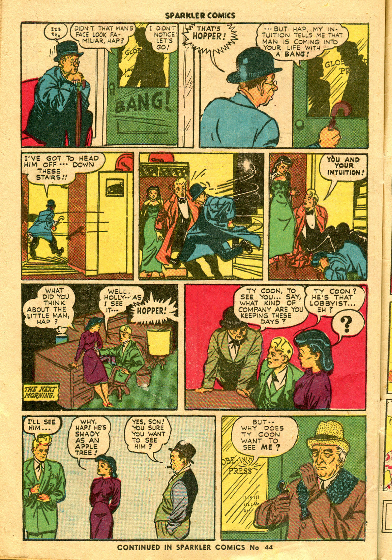 Read online Sparkler Comics comic -  Issue #43 - 48