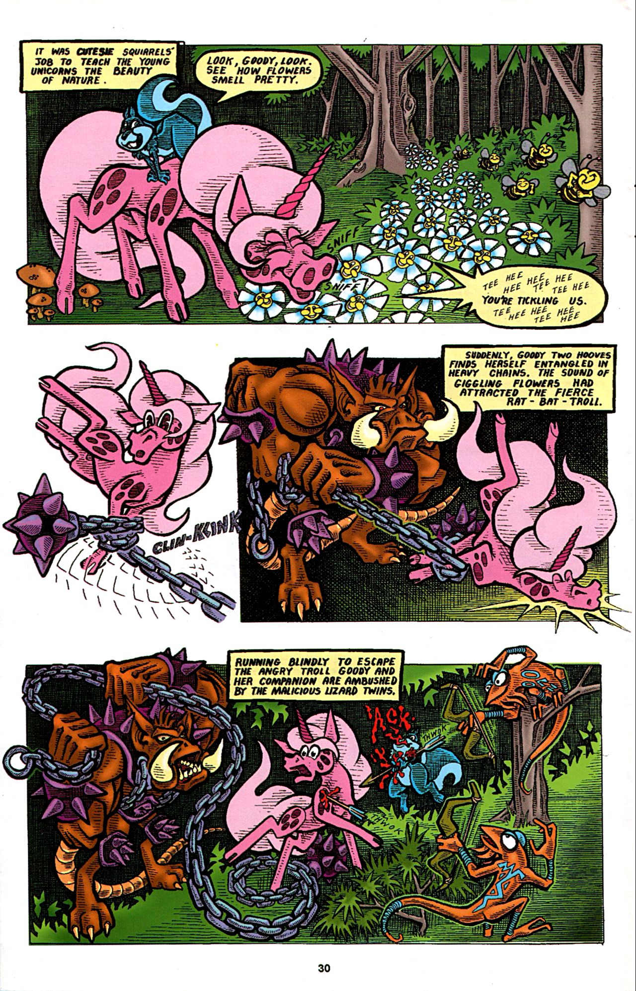 Read online Slavepit Funnies Featuring Gwar comic -  Issue #6 - 32