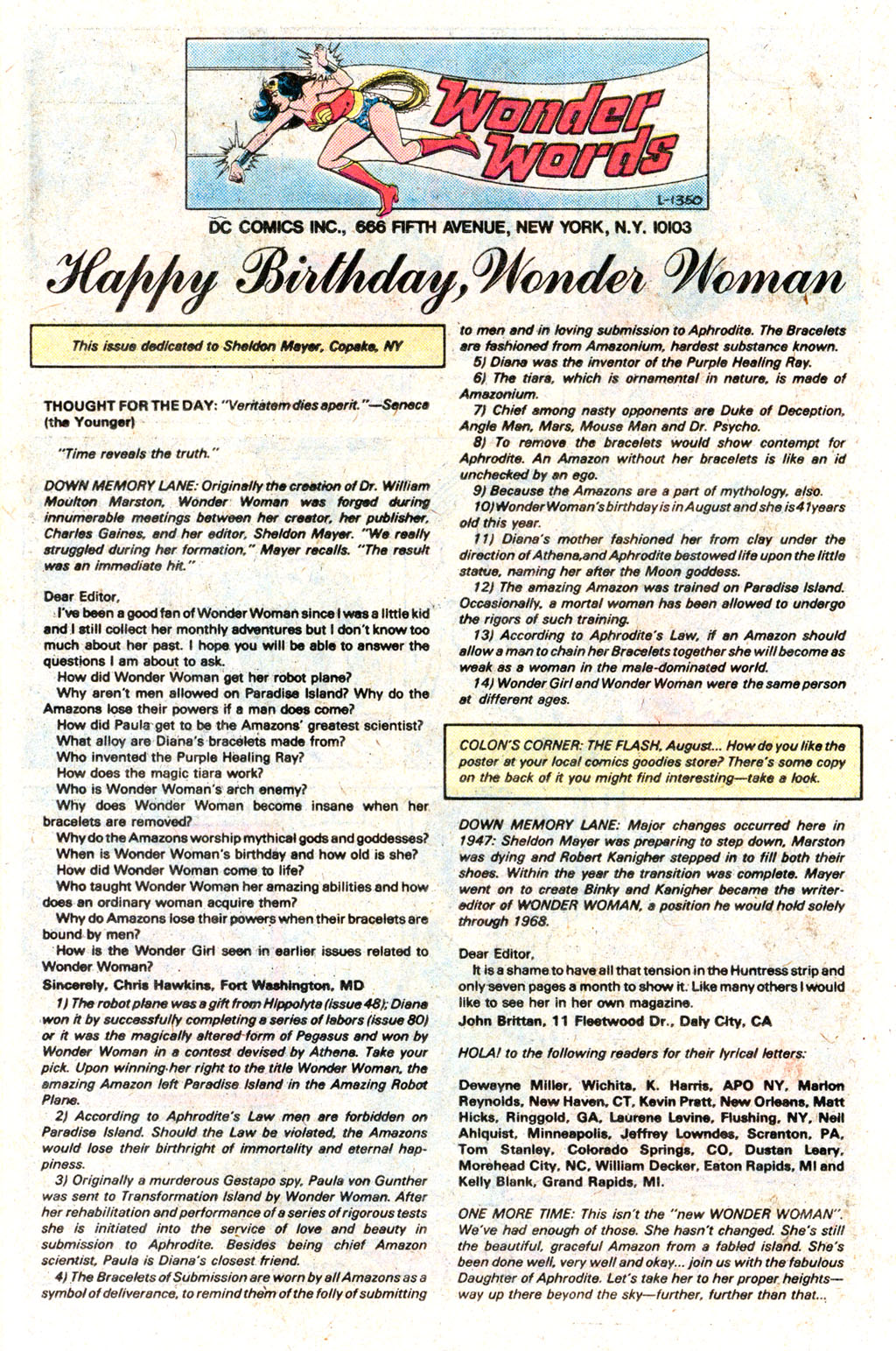 Read online Wonder Woman (1942) comic -  Issue #307 - 22