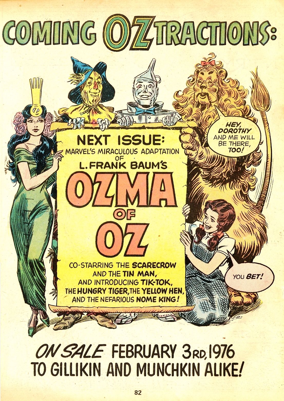 Read online Marvel Treasury of Oz featuring the Marvelous Land of Oz comic -  Issue # Full - 80