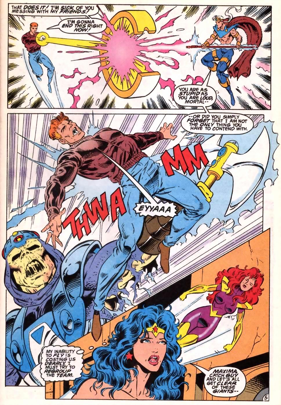 Read online Justice League America comic -  Issue #85 - 5