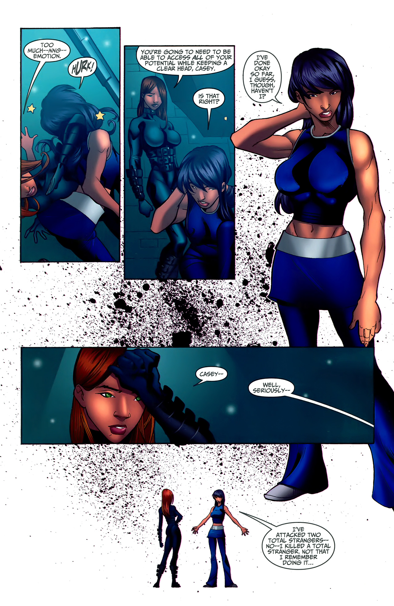 Read online Casey Blue: Beyond Tomorrow comic -  Issue #4 - 4