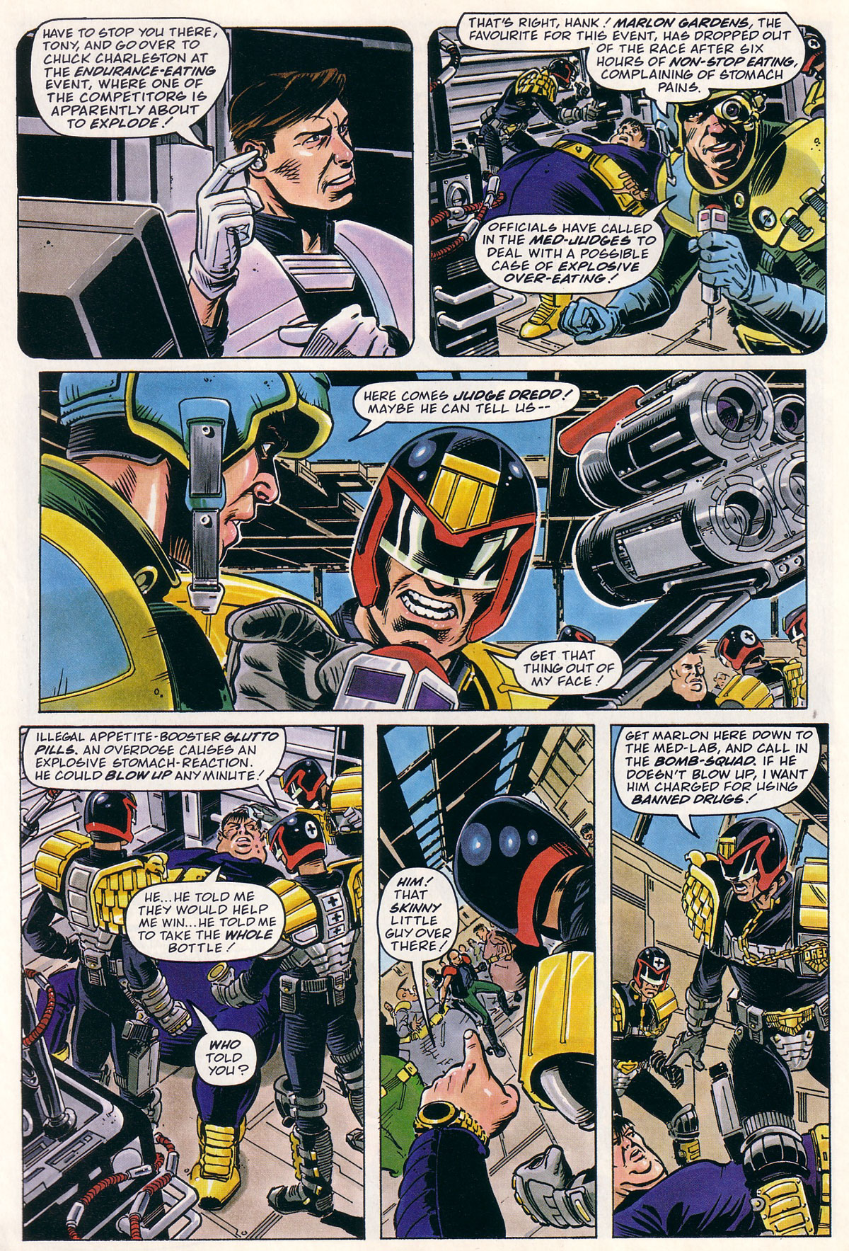 Read online Judge Dredd Lawman of the Future comic -  Issue #1 - 25