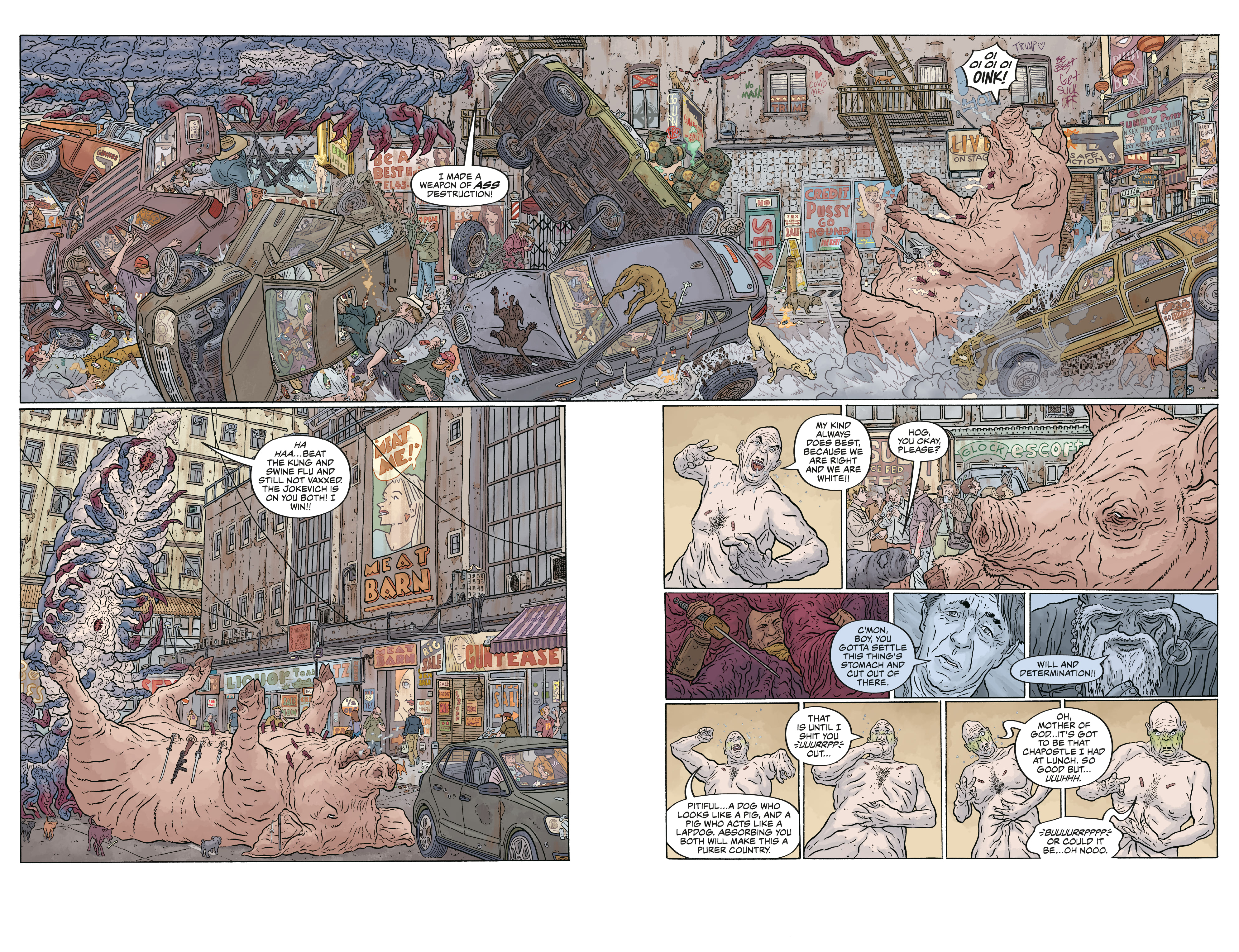 Read online Shaolin Cowboy: Cruel to Be Kin comic -  Issue #7 - 6