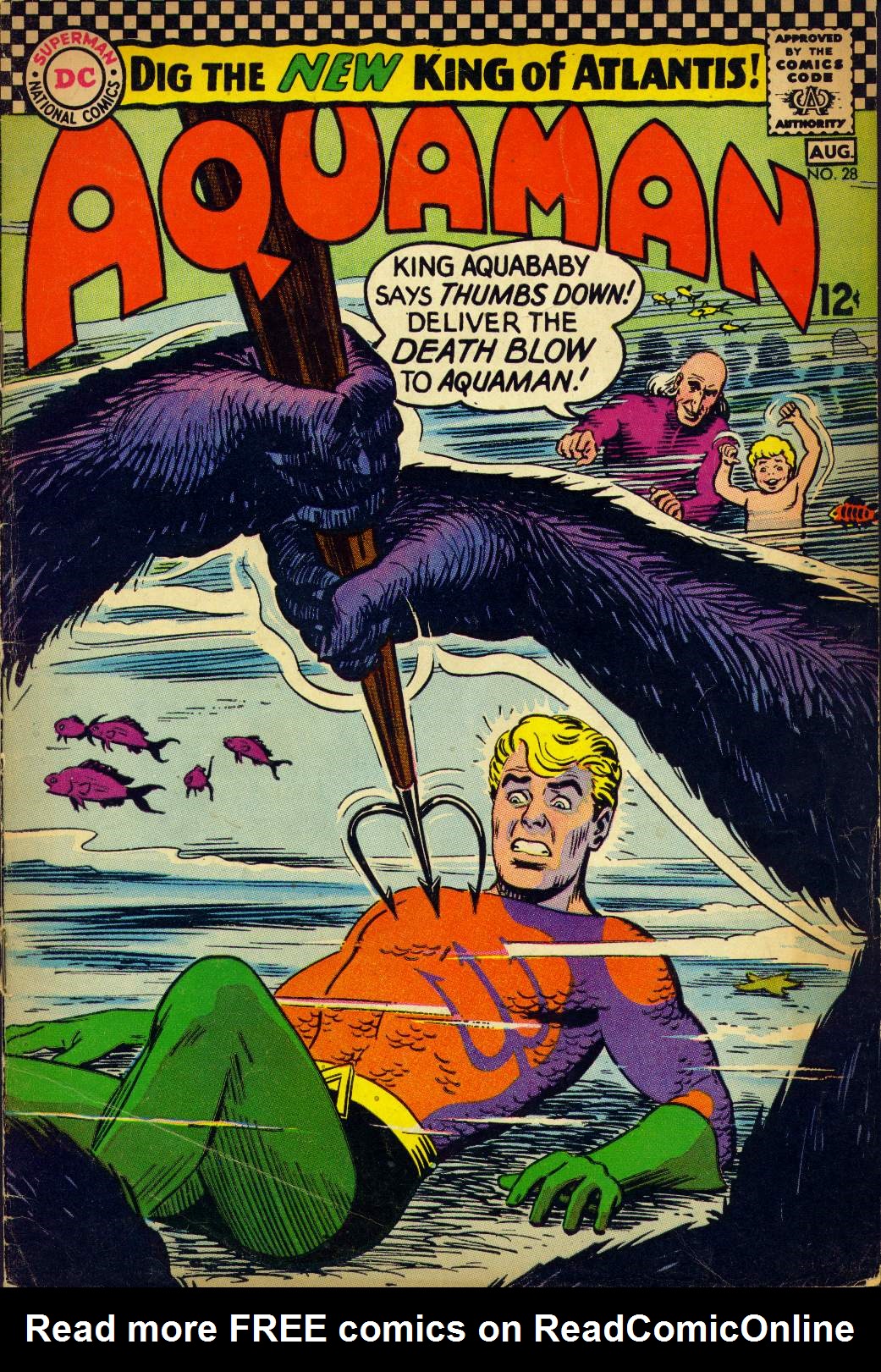 Read online Aquaman (1962) comic -  Issue #28 - 1