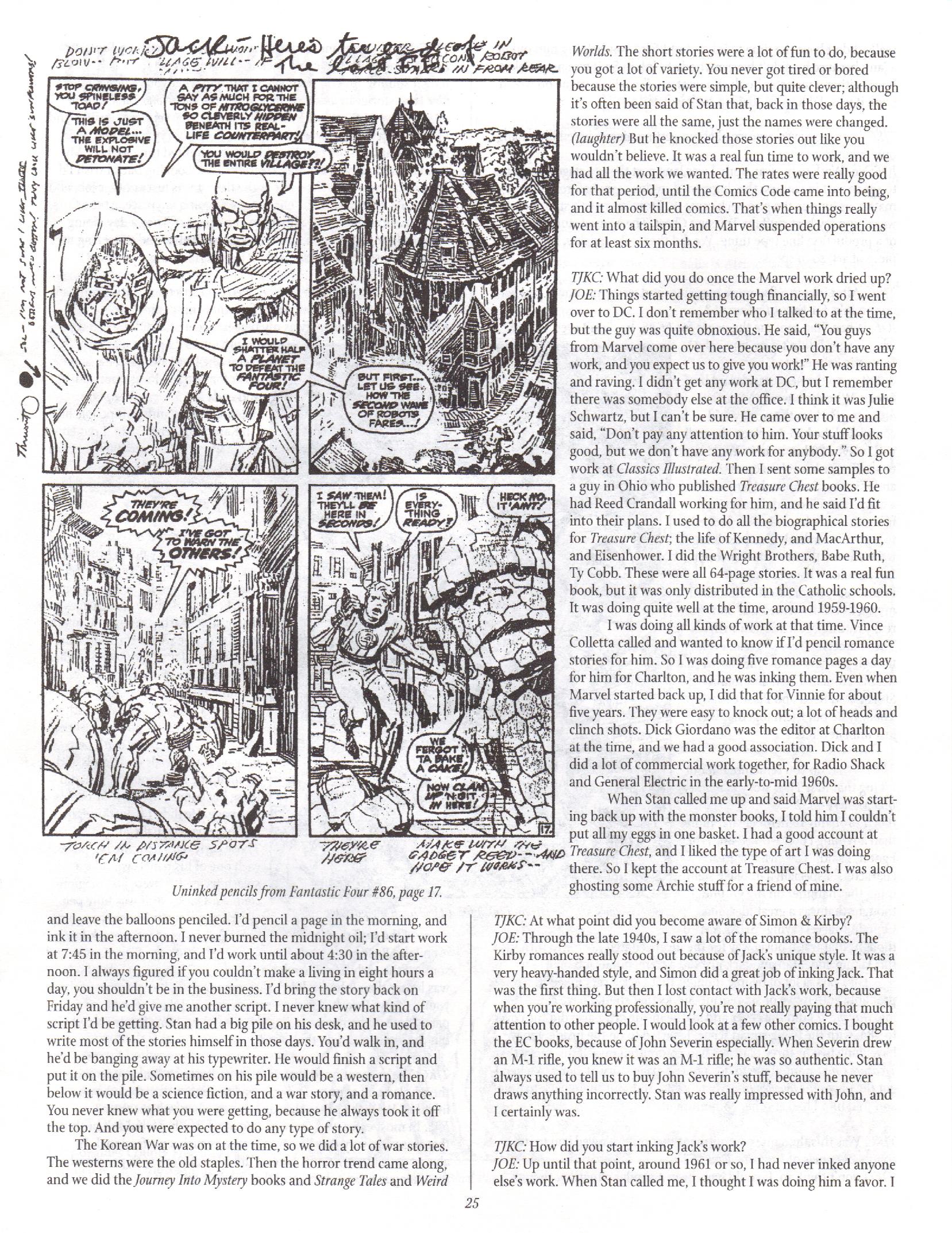 Read online The Jack Kirby Collector comic -  Issue #9 - 24