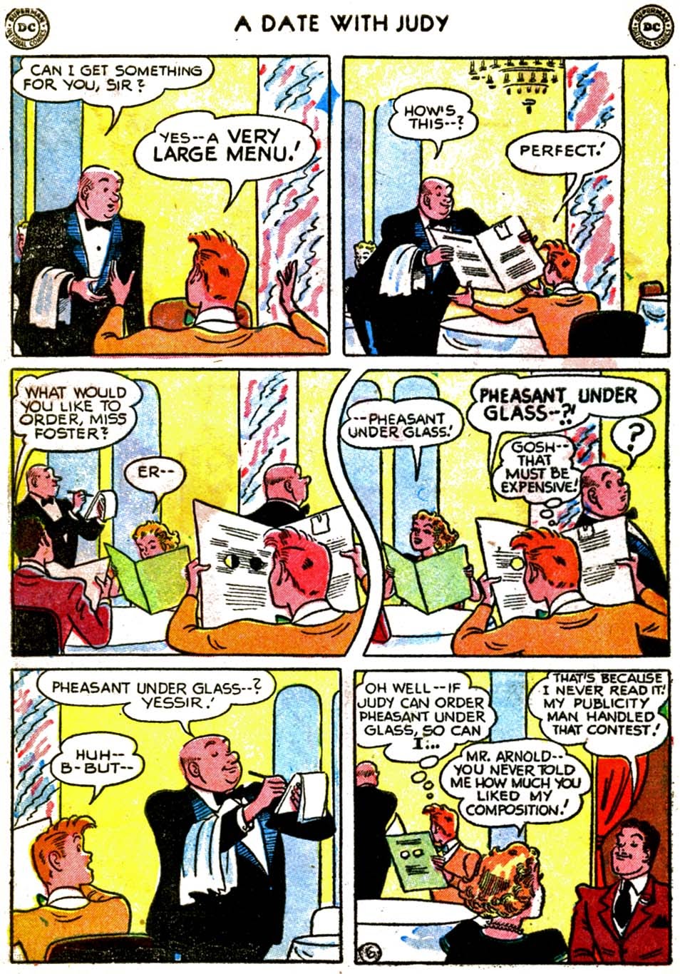 Read online A Date with Judy comic -  Issue #26 - 8